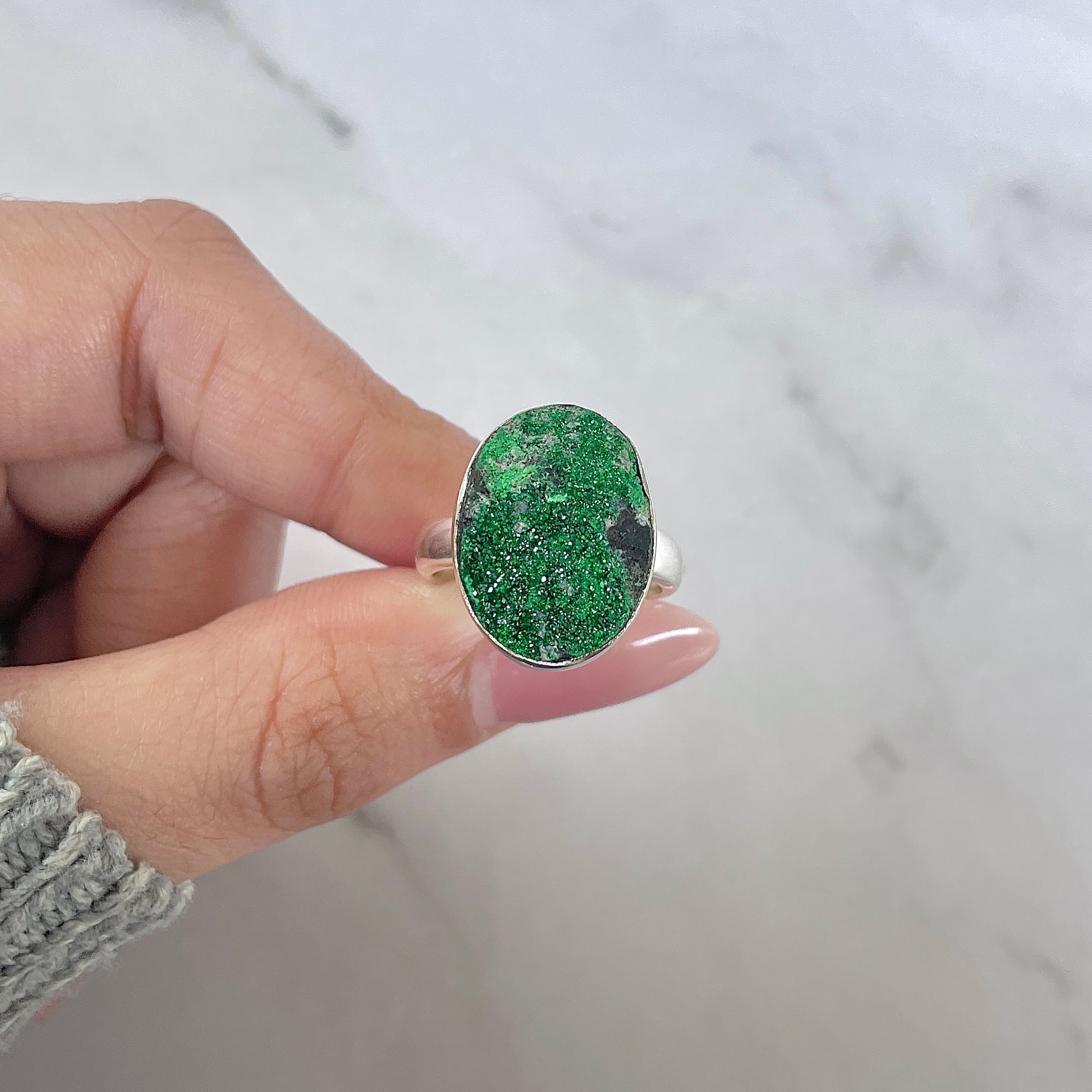 Uvarovite Ring-(UVR-R-215.)