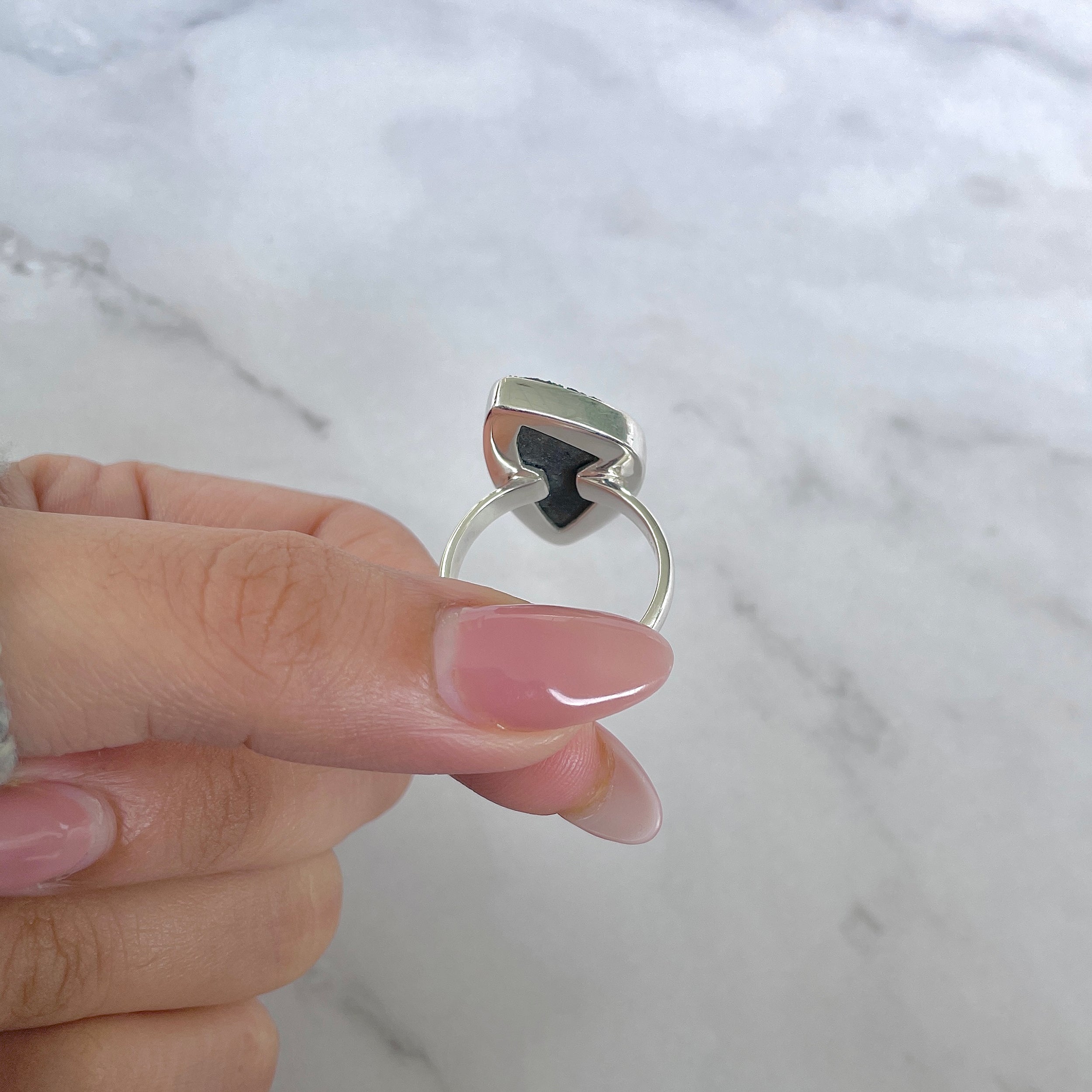 Uvarovite Ring Size 9-(UVR-R-217.)