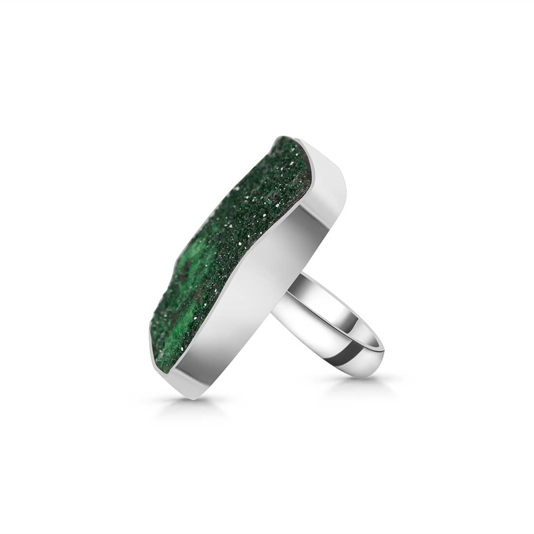 Uvarovite Adjustable Ring-(UVR-R-64.)