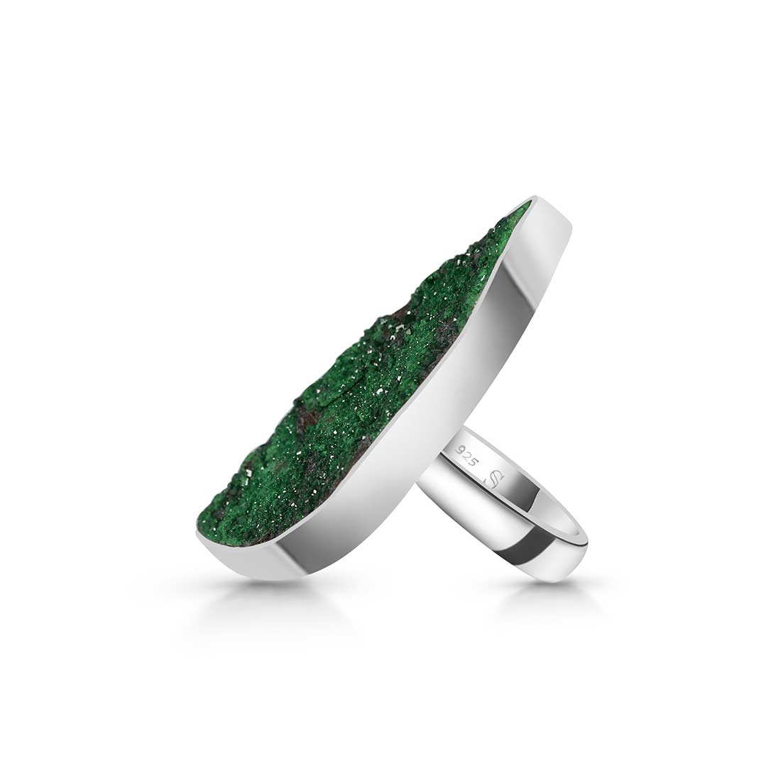 Uvarovite Adjustable Ring-(UVR-R-66.)