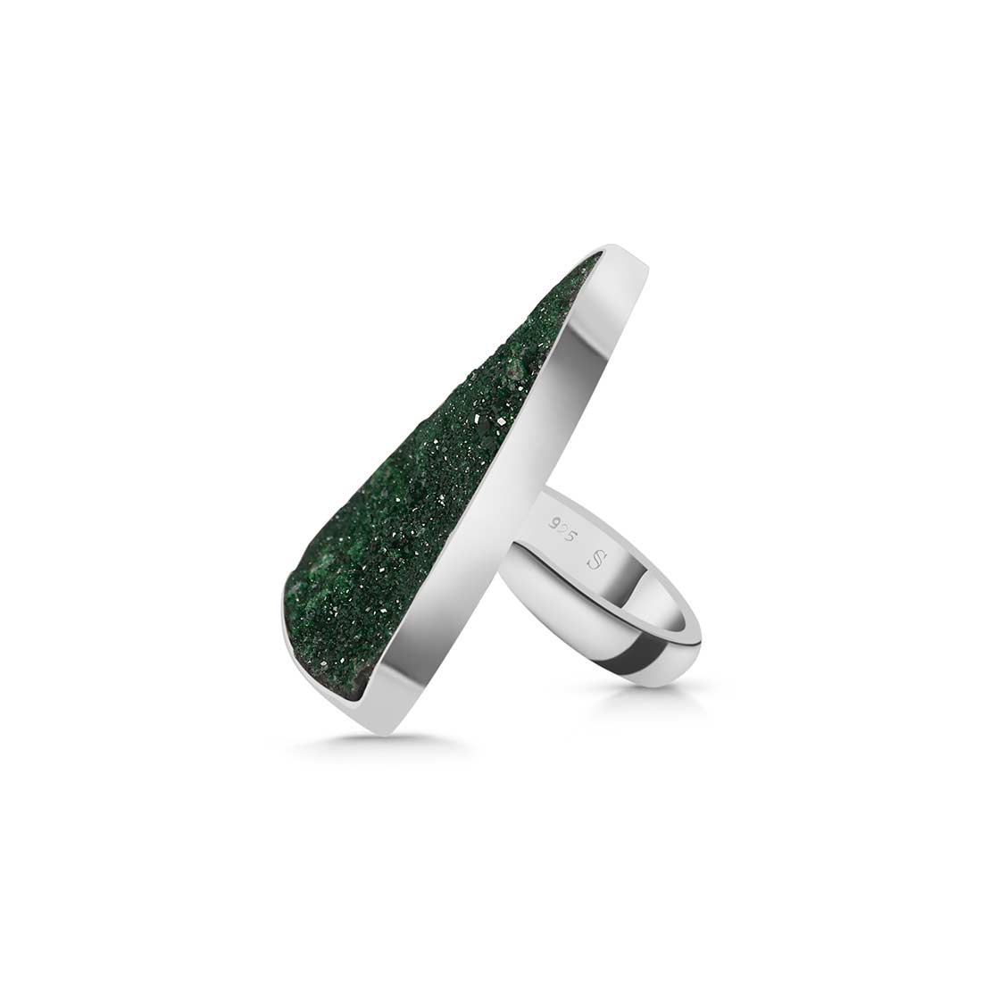 Uvarovite Adjustable Ring-(UVR-R-69.)