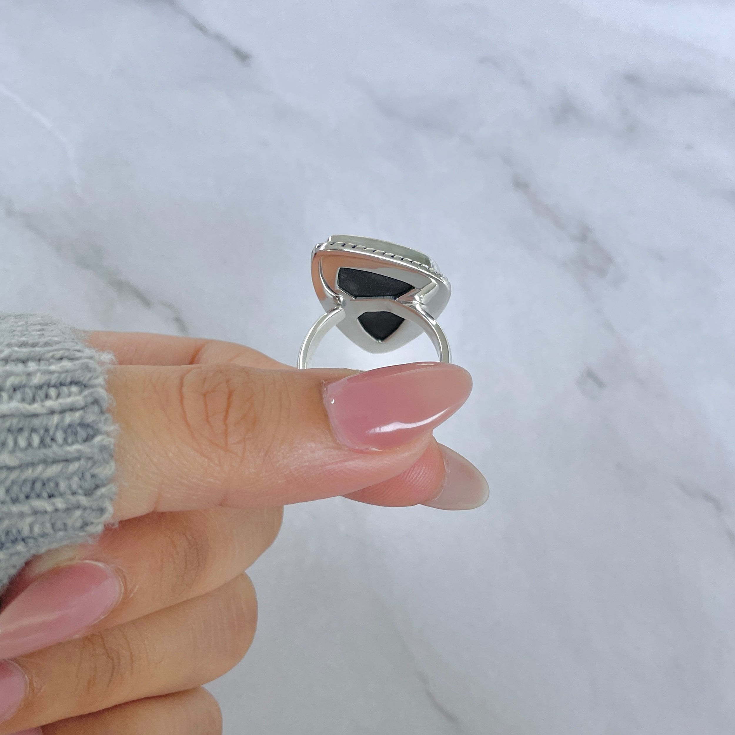 Uvarovite Adjustable Ring-(UVR-R-83.)