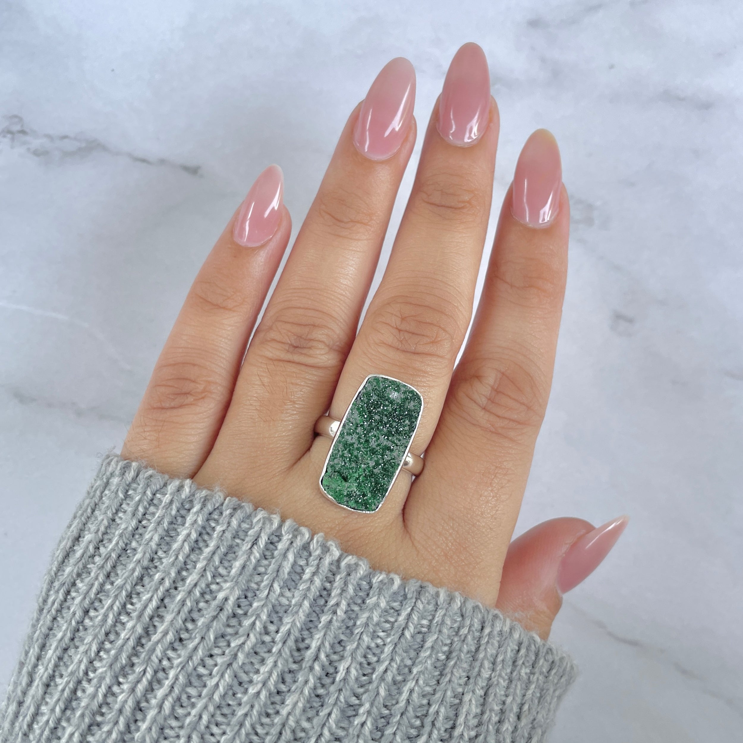 Uvarovite Ring-(UVR-R-87.)