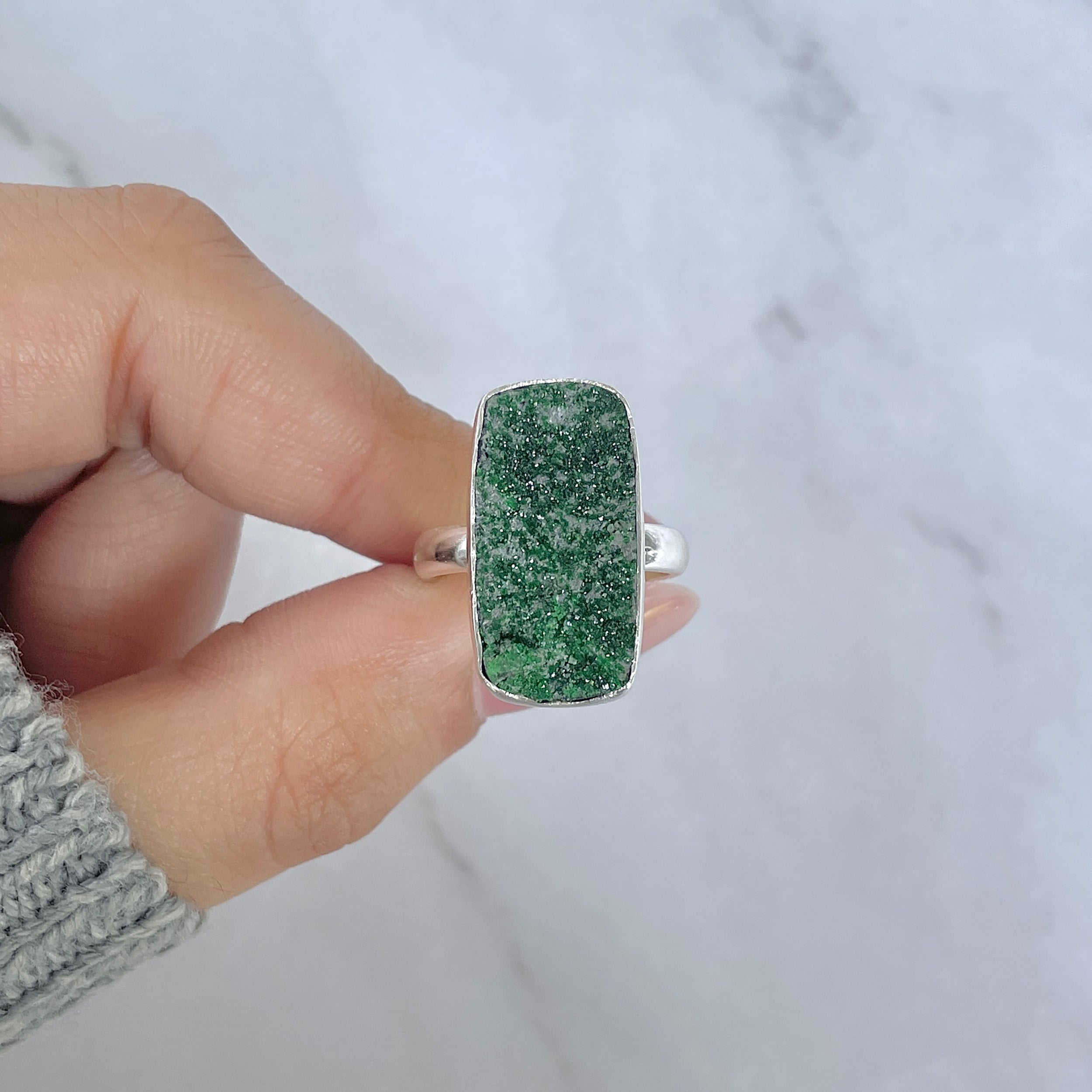 Uvarovite Ring-(UVR-R-87.)