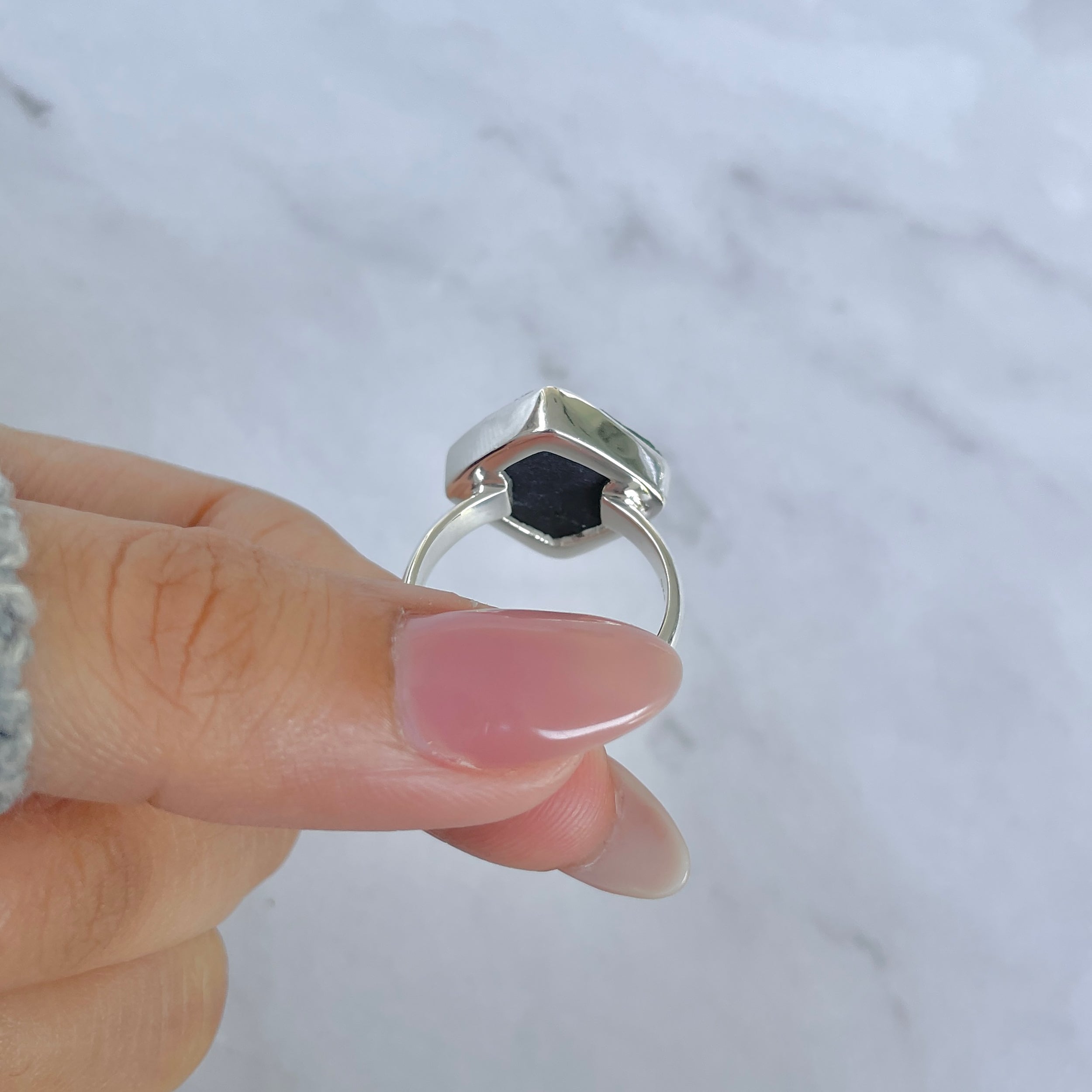 Uvarovite Ring Size 8-(UVR-R-88.)