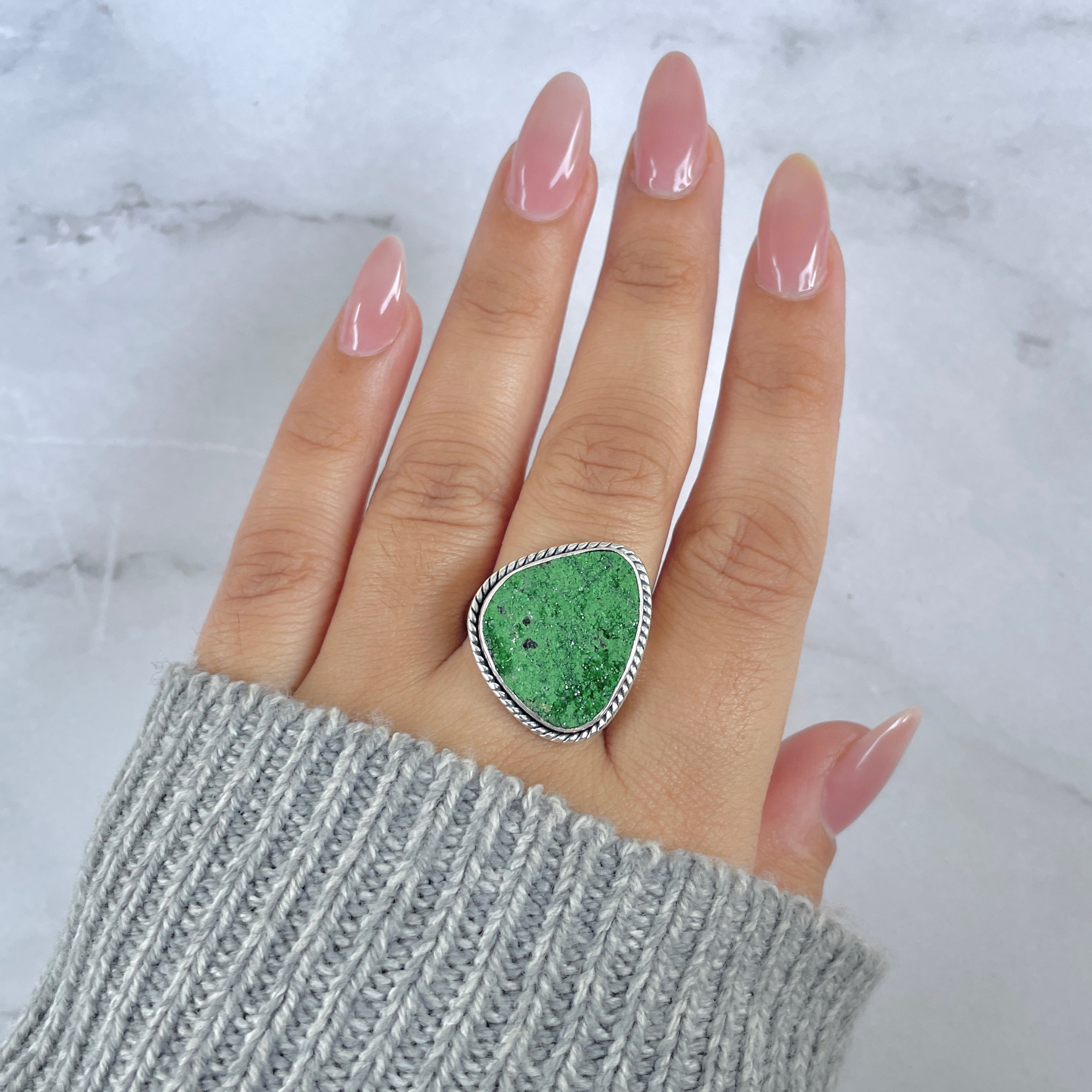 Uvarovite Ring-(UVR-R-89.)