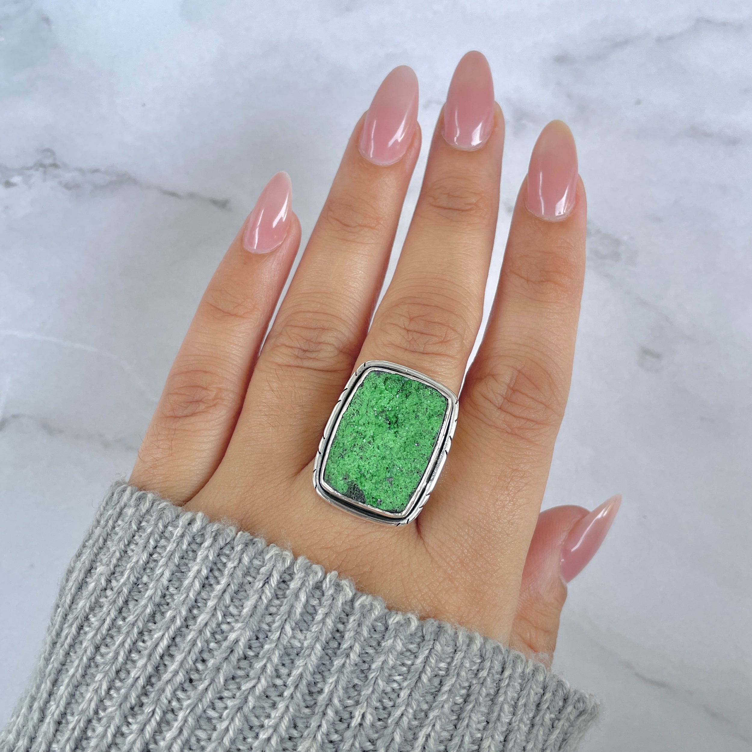 Uvarovite Ring-(UVR-R-91.)