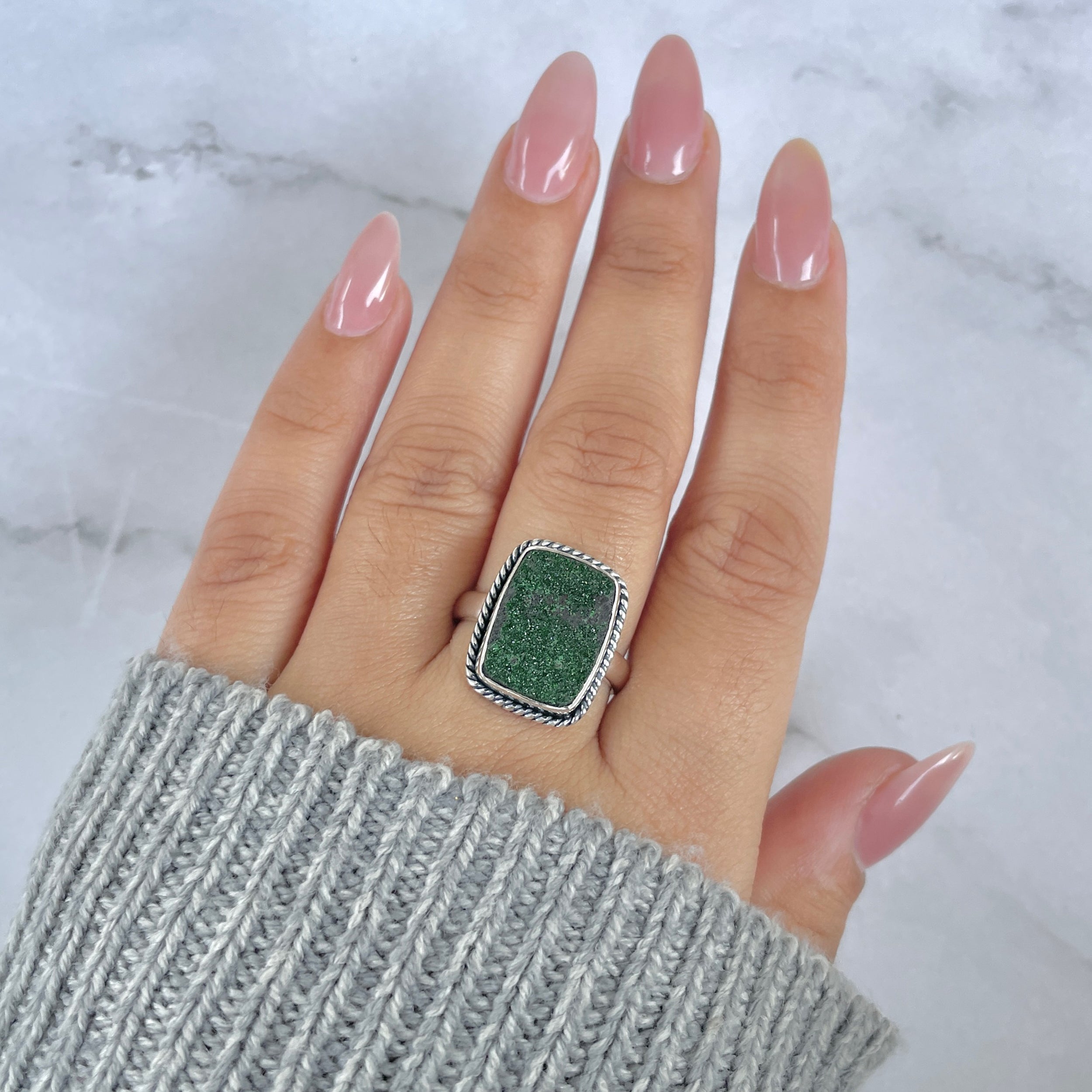 Uvarovite Ring-(UVR-R-92.)