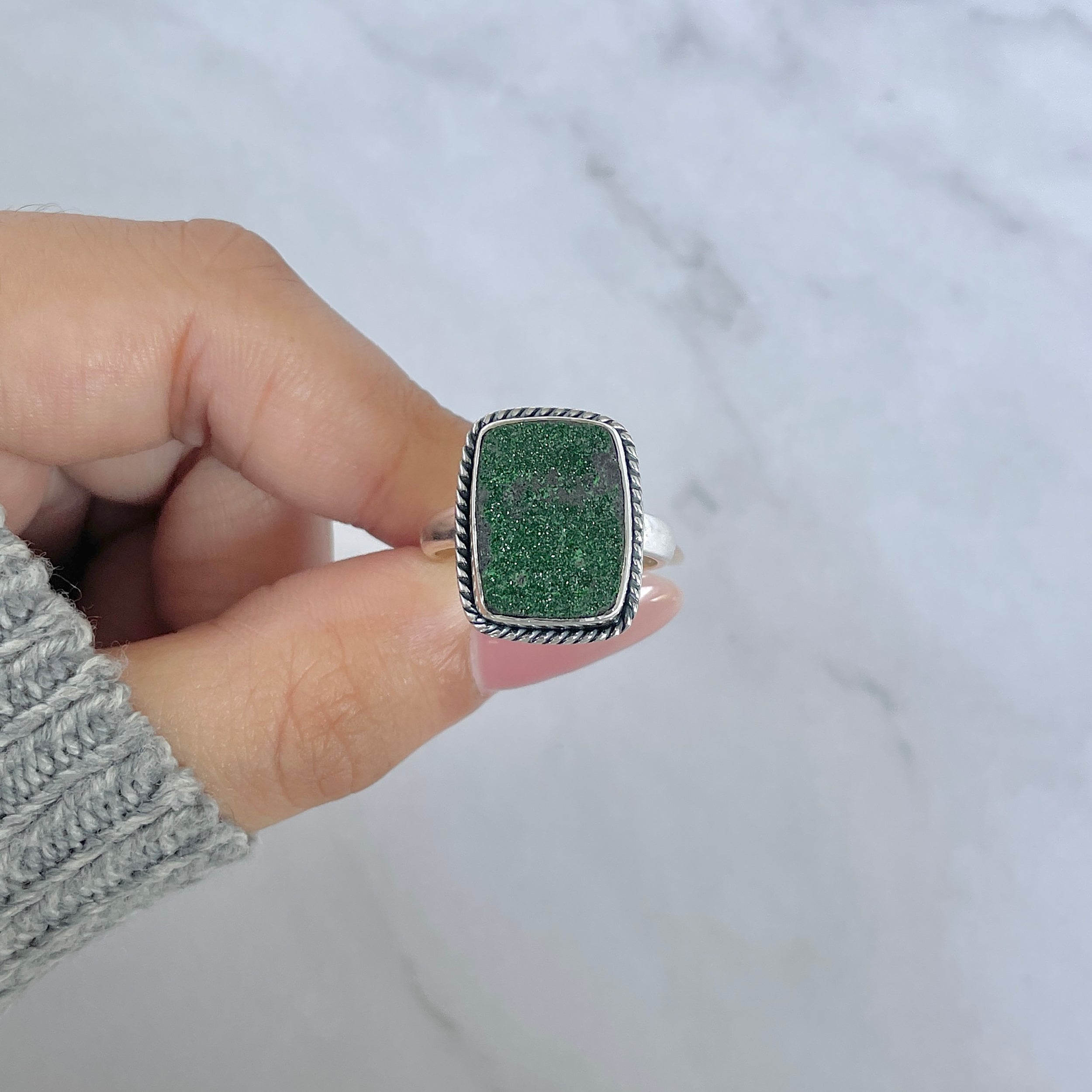 Uvarovite Ring-(UVR-R-92.)