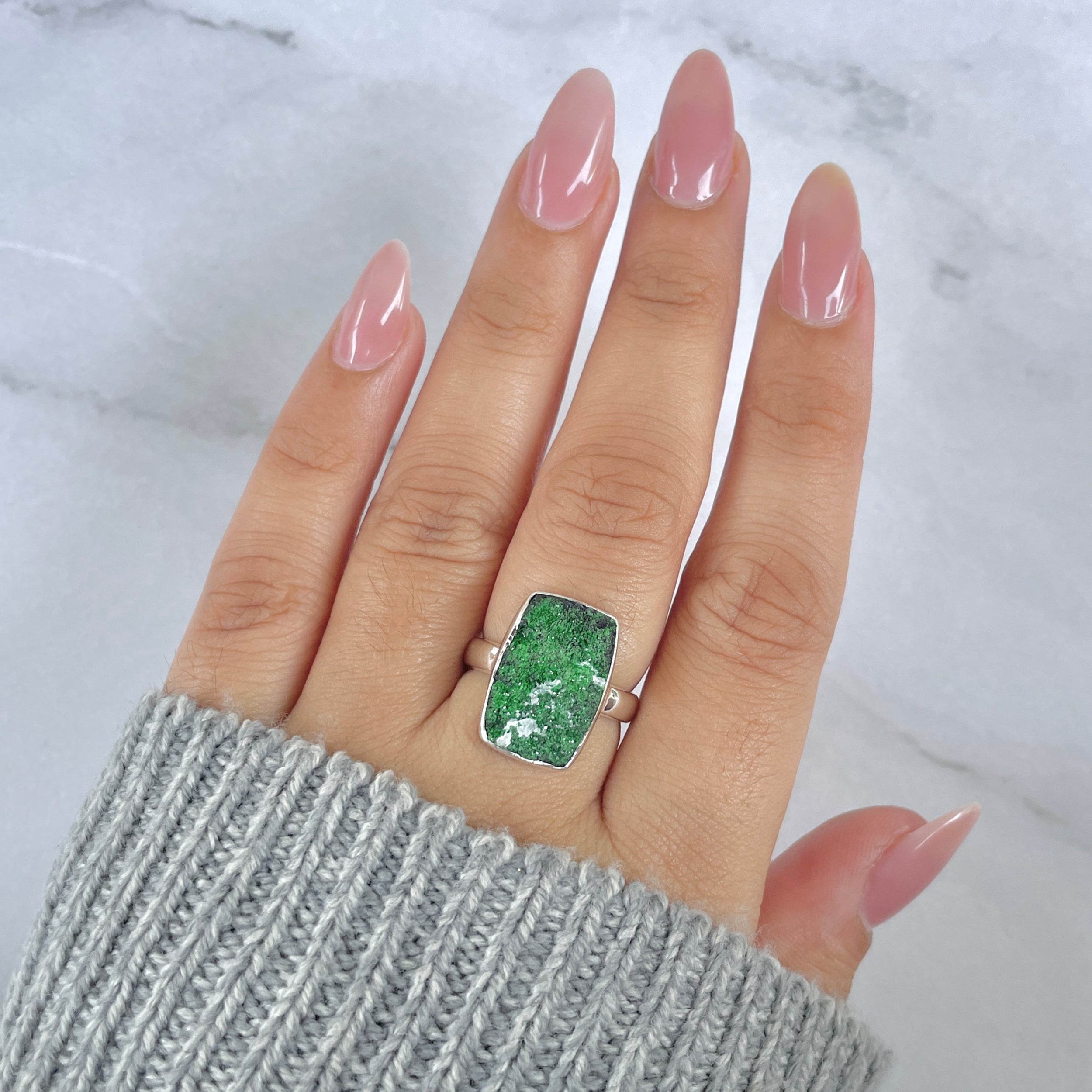 Uvarovite Ring-(UVR-R-93.)