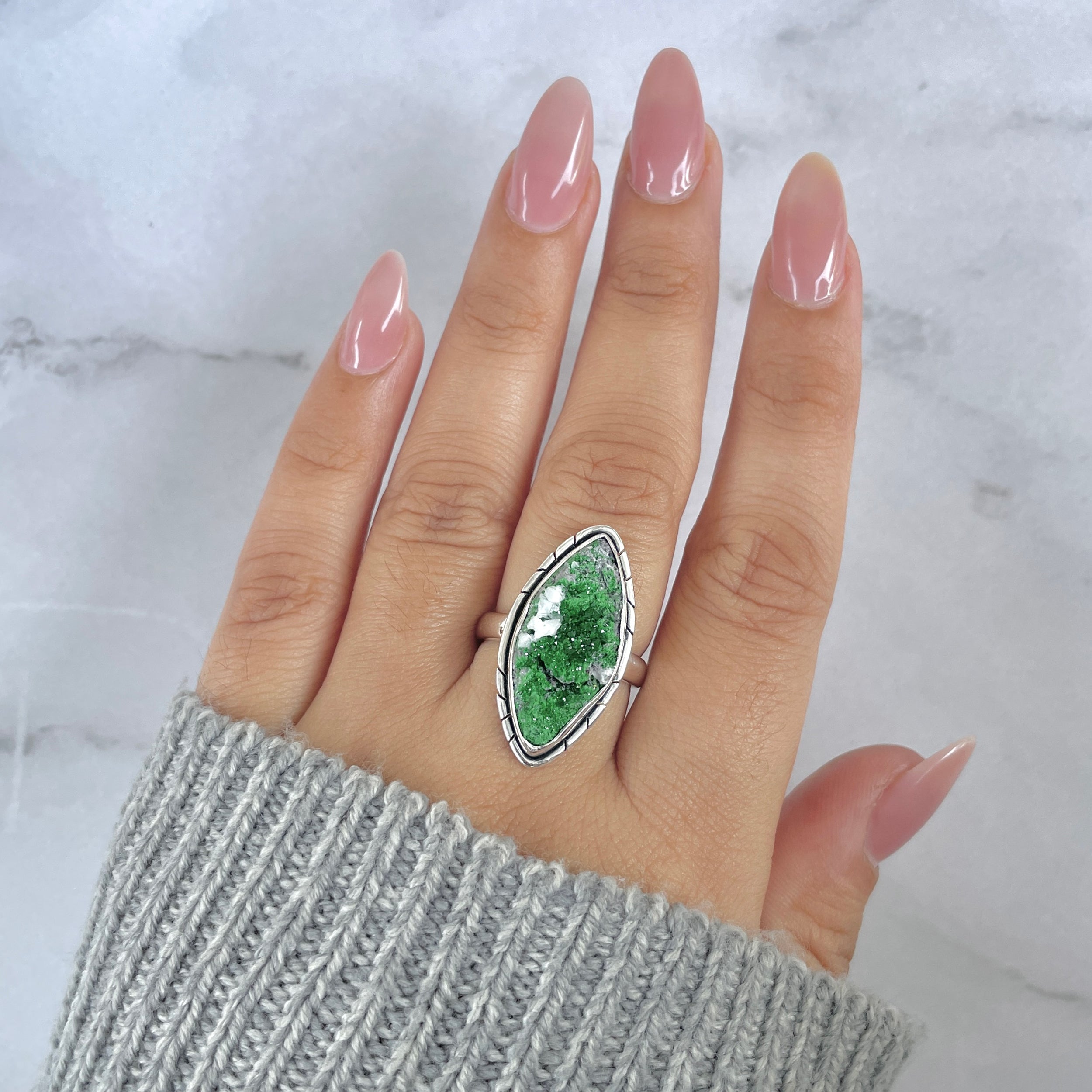 Uvarovite Ring-(UVR-R-97.)