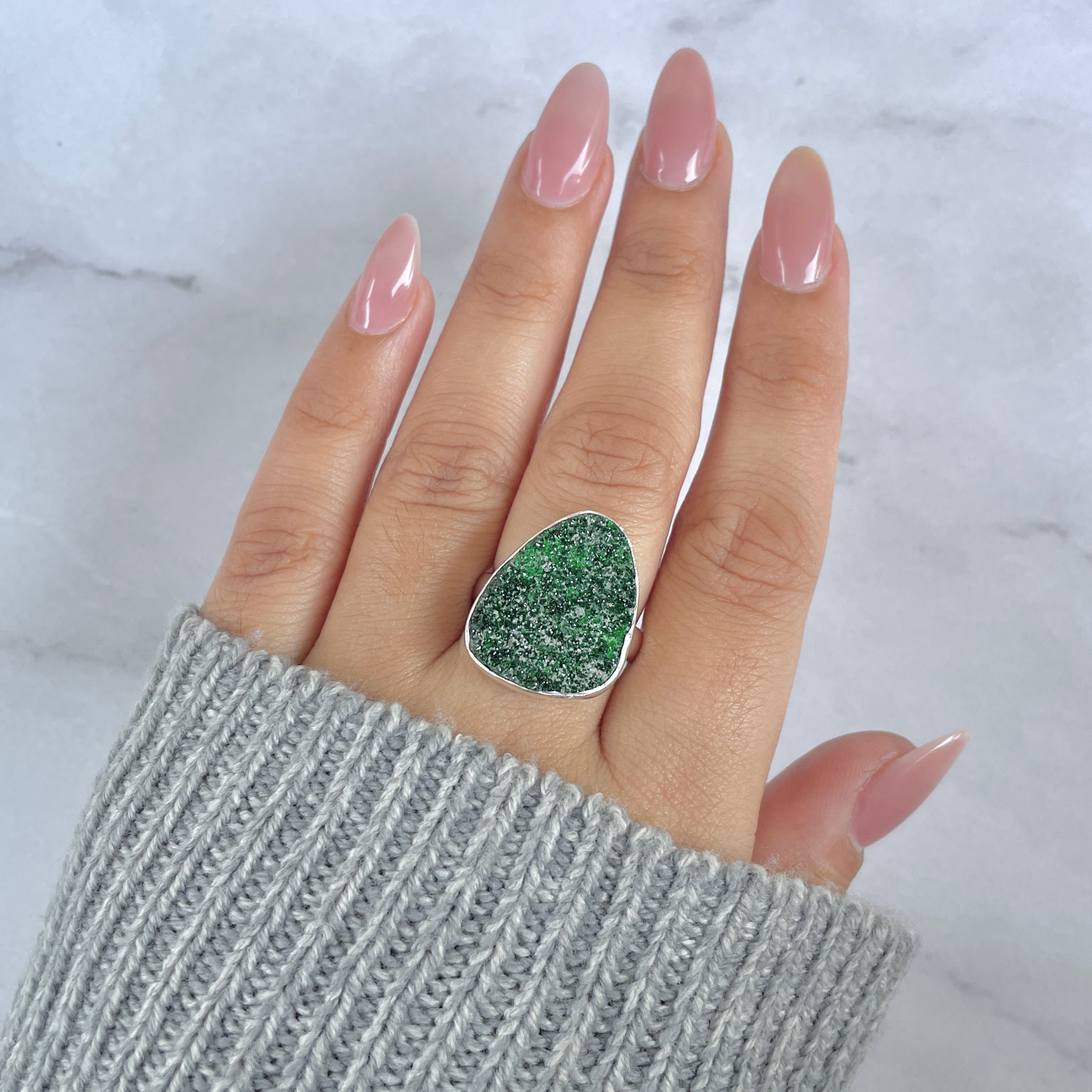 Uvarovite Ring-(UVR-R-98.)