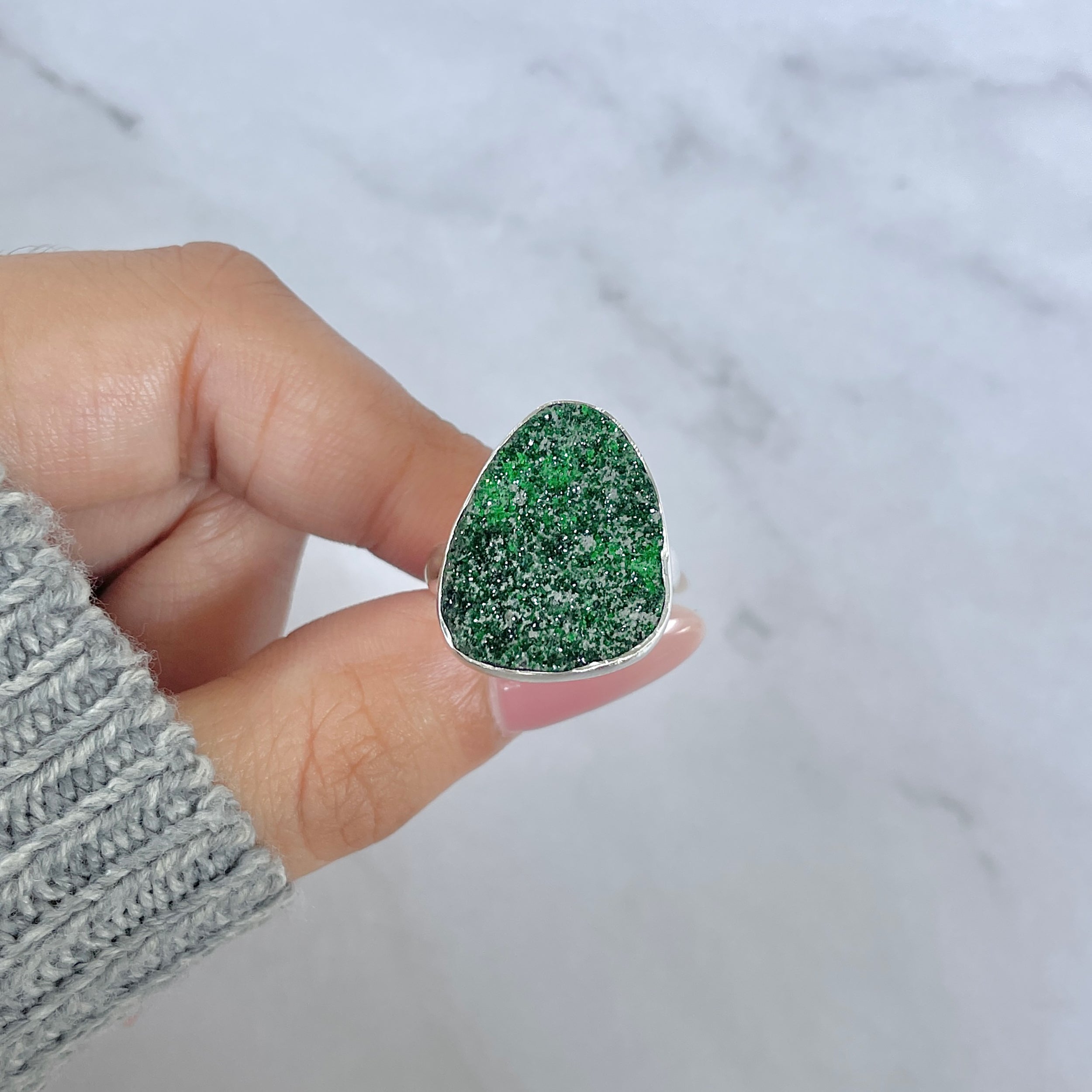 Uvarovite Ring-(UVR-R-98.)