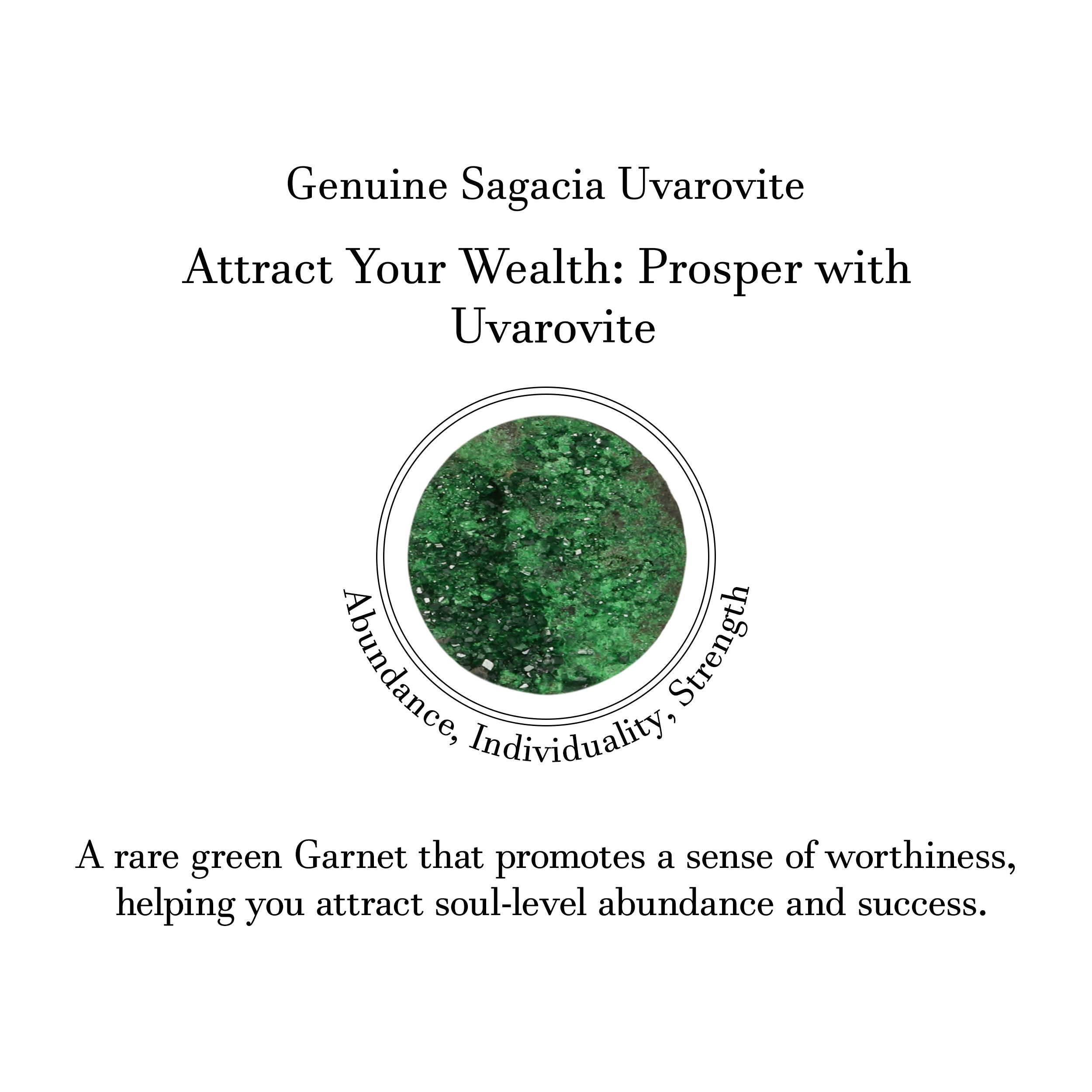 Uvarovite Druzy Adjustable Ring-(UVR-R-53.)