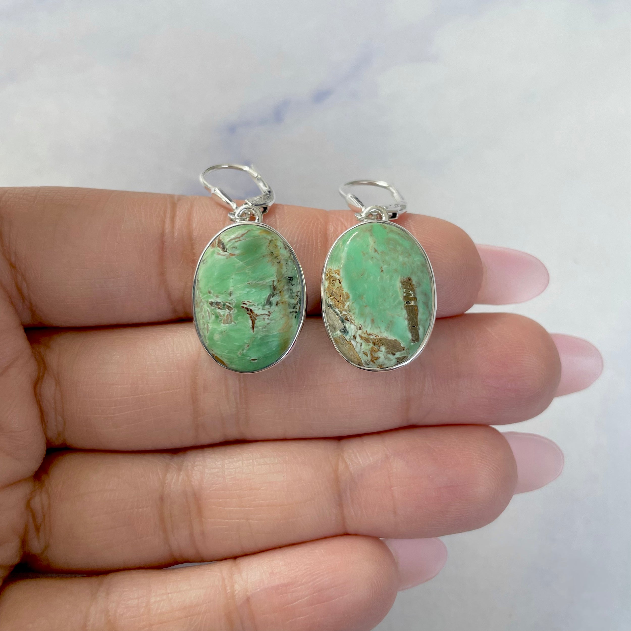 Variscite Earring-(VRC-E-13.)