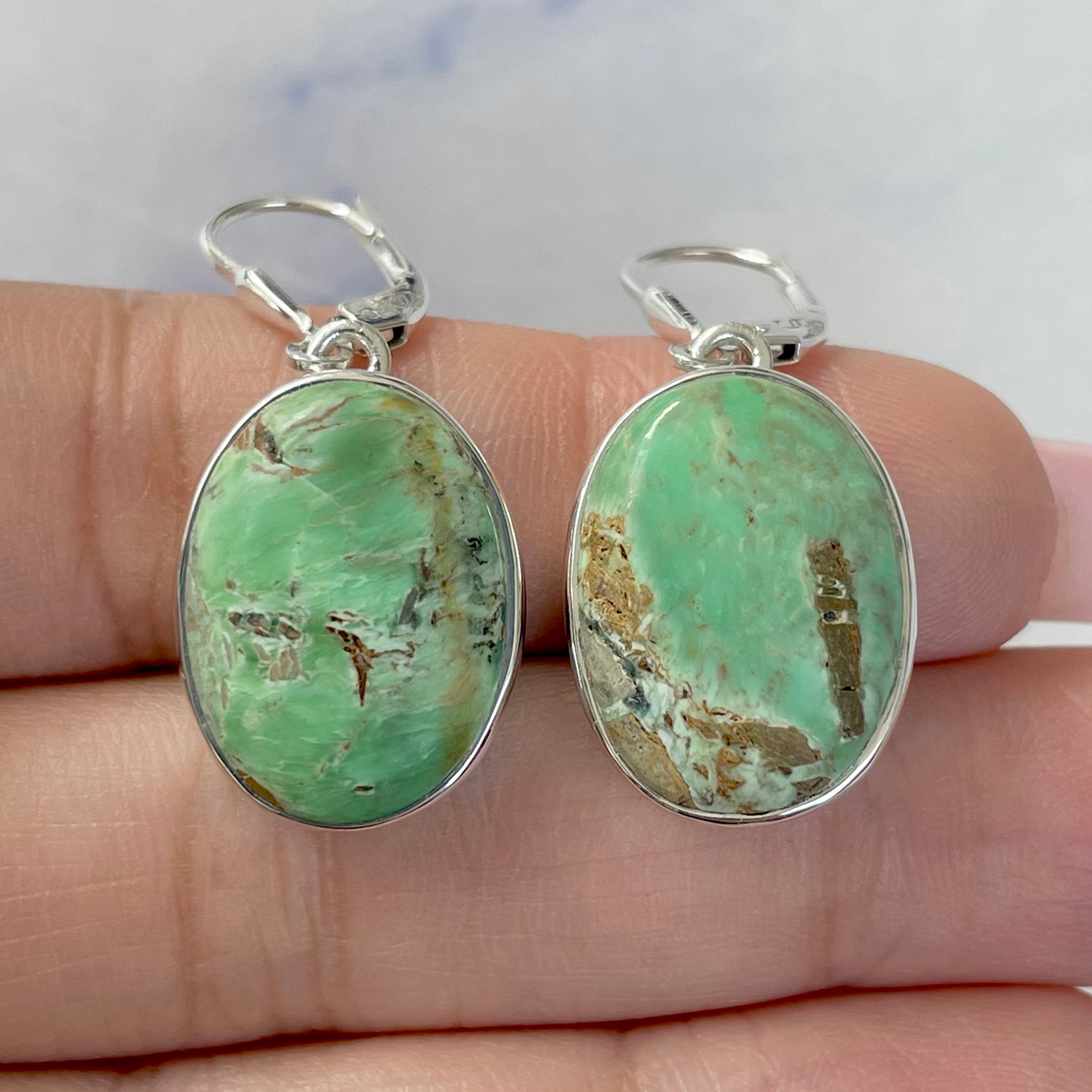 Variscite Earring-(VRC-E-13.)