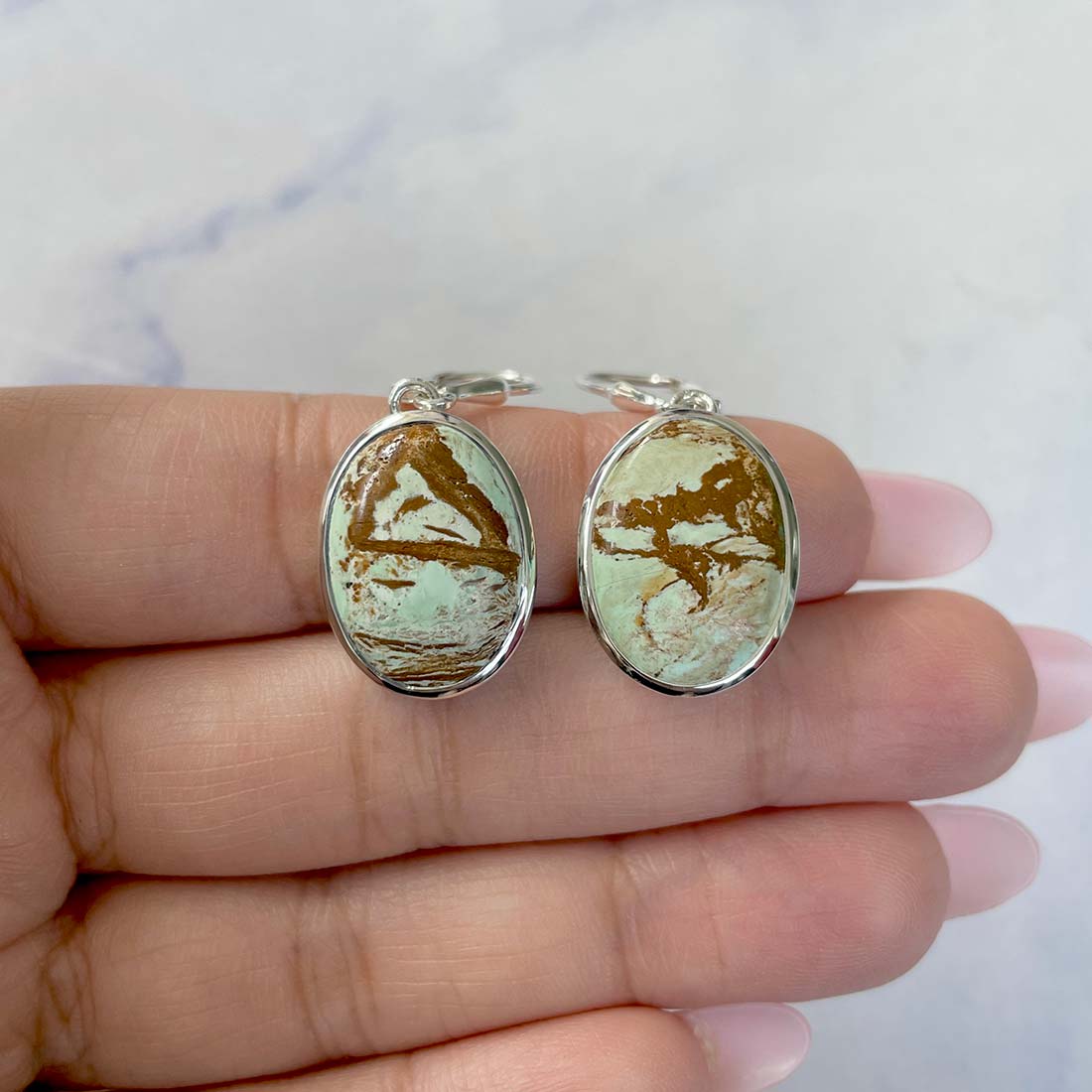 Variscite Earring-(VRC-E-14.)