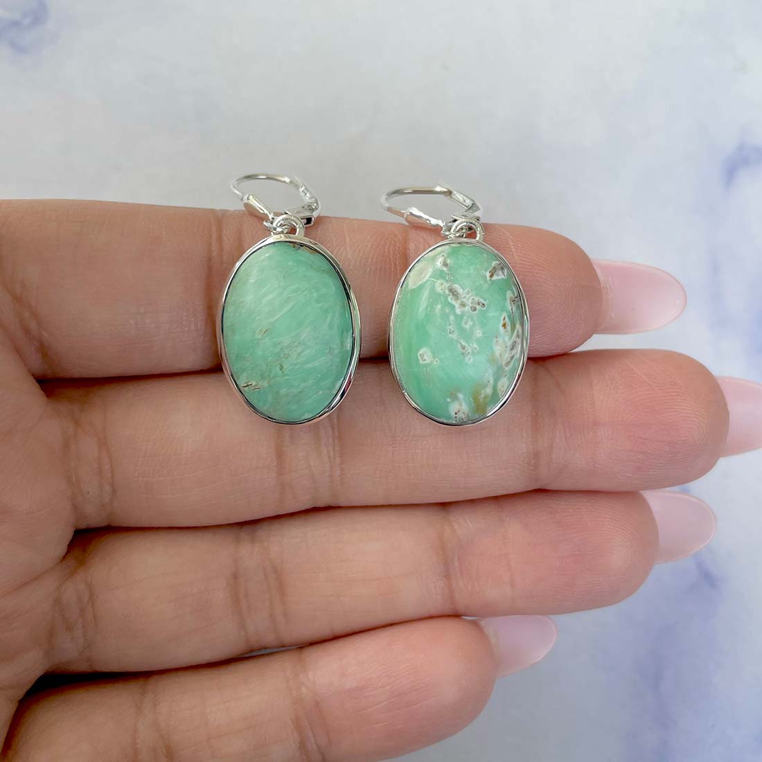 Variscite Earring-(VRC-E-7.)