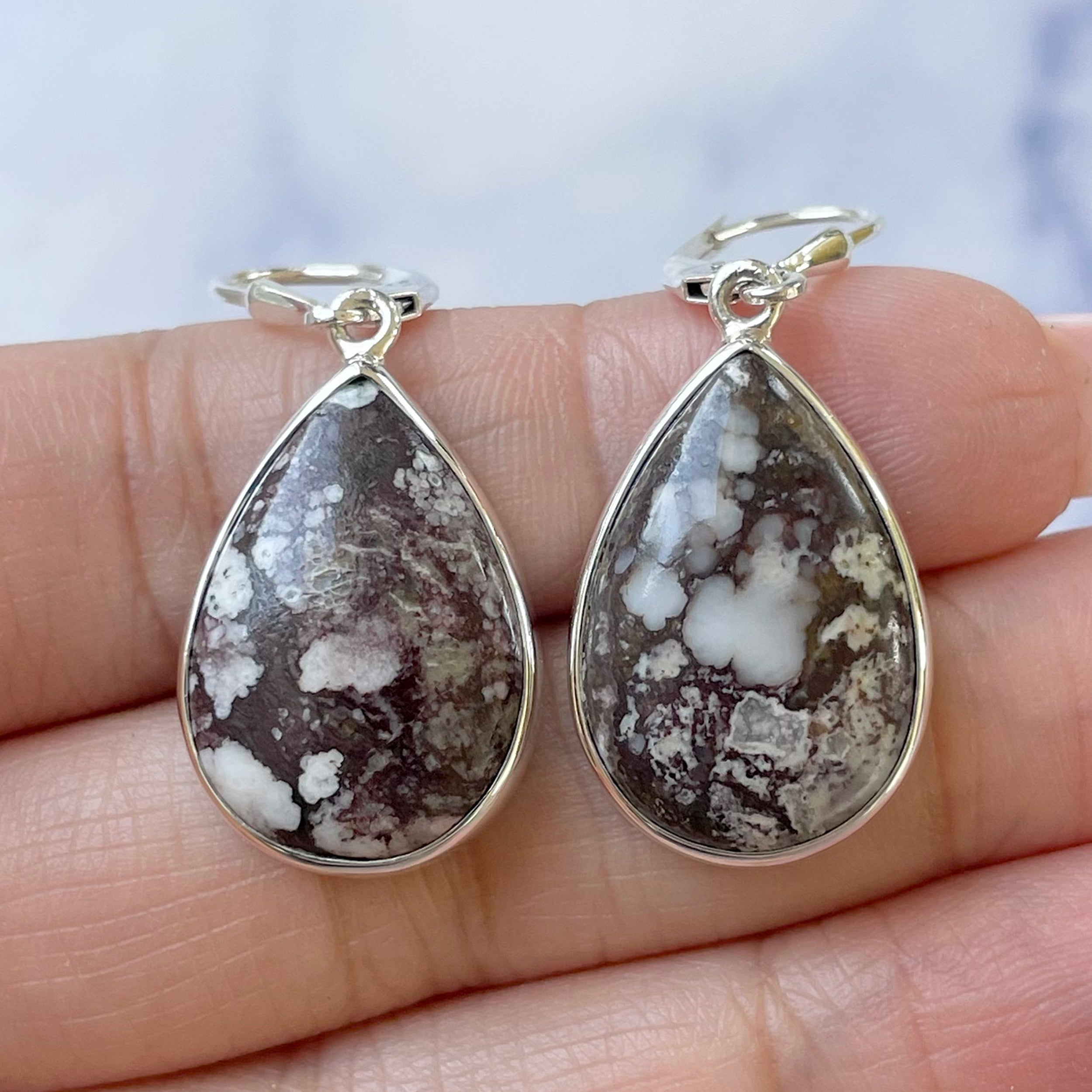 Wild Horse Jasper Earring-(WOJ-E-11.)