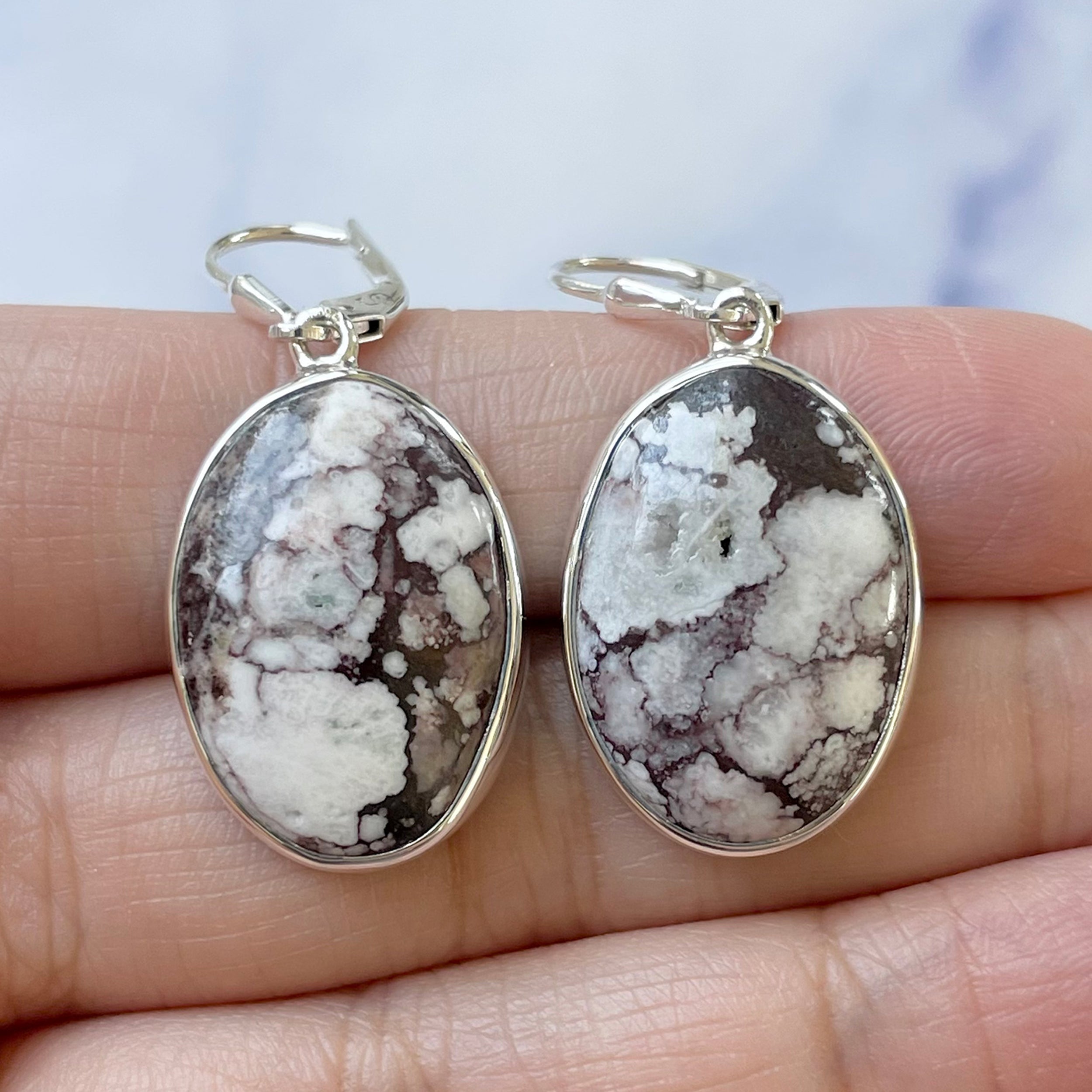 Wild Horse Jasper Earring-(WOJ-E-12.)