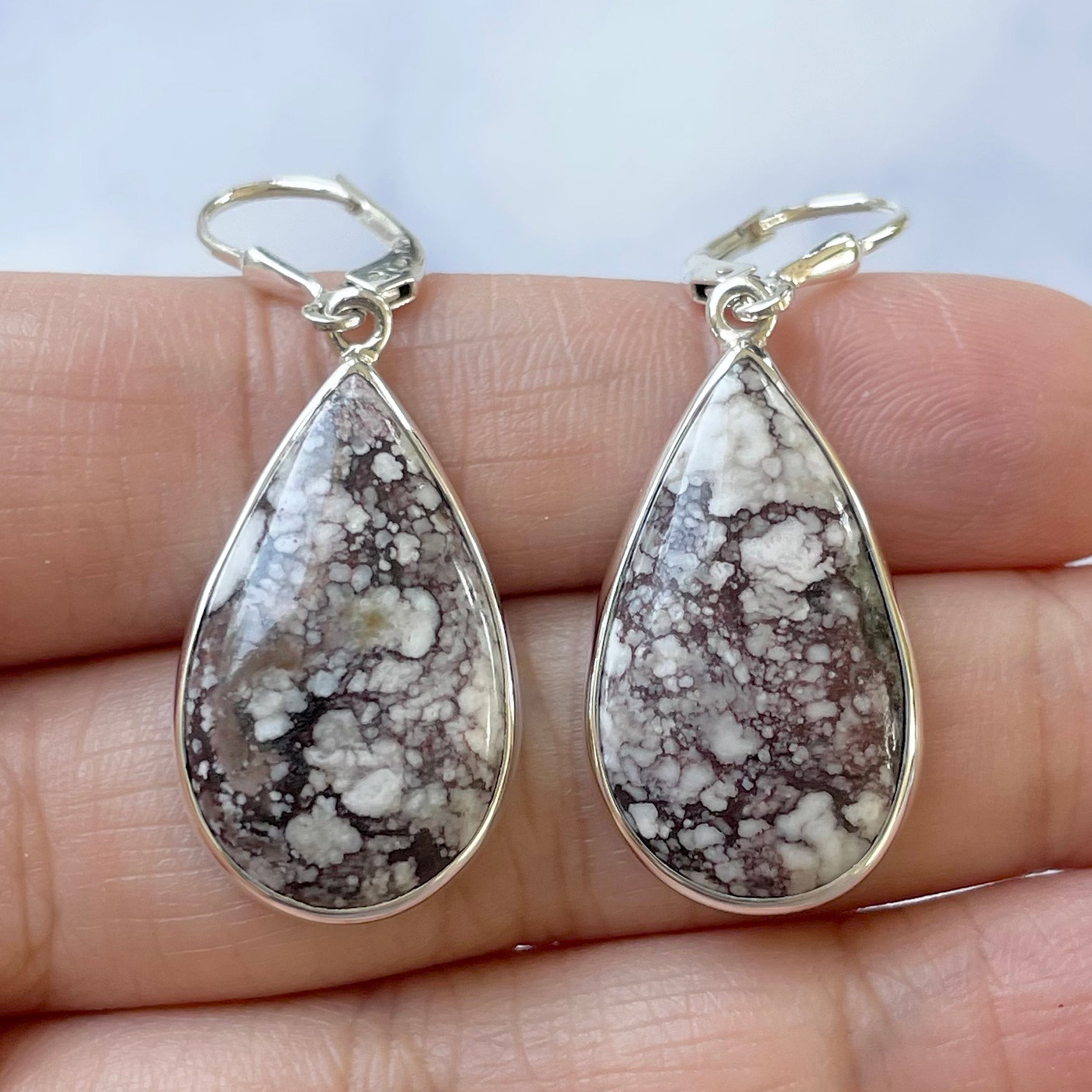 Wild Horse Jasper Earring-(WOJ-E-15.)