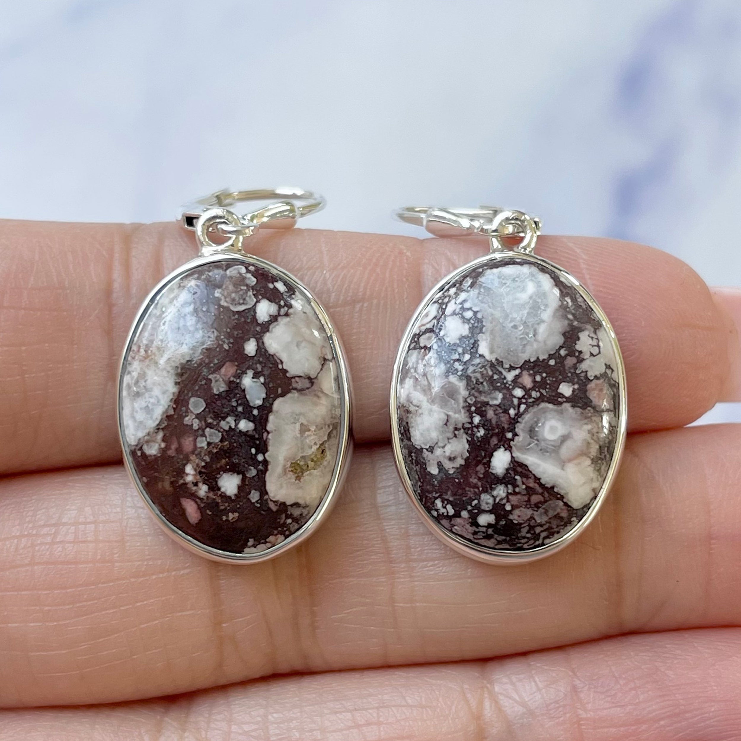 Wild Horse Jasper Earring-(WOJ-E-5.)