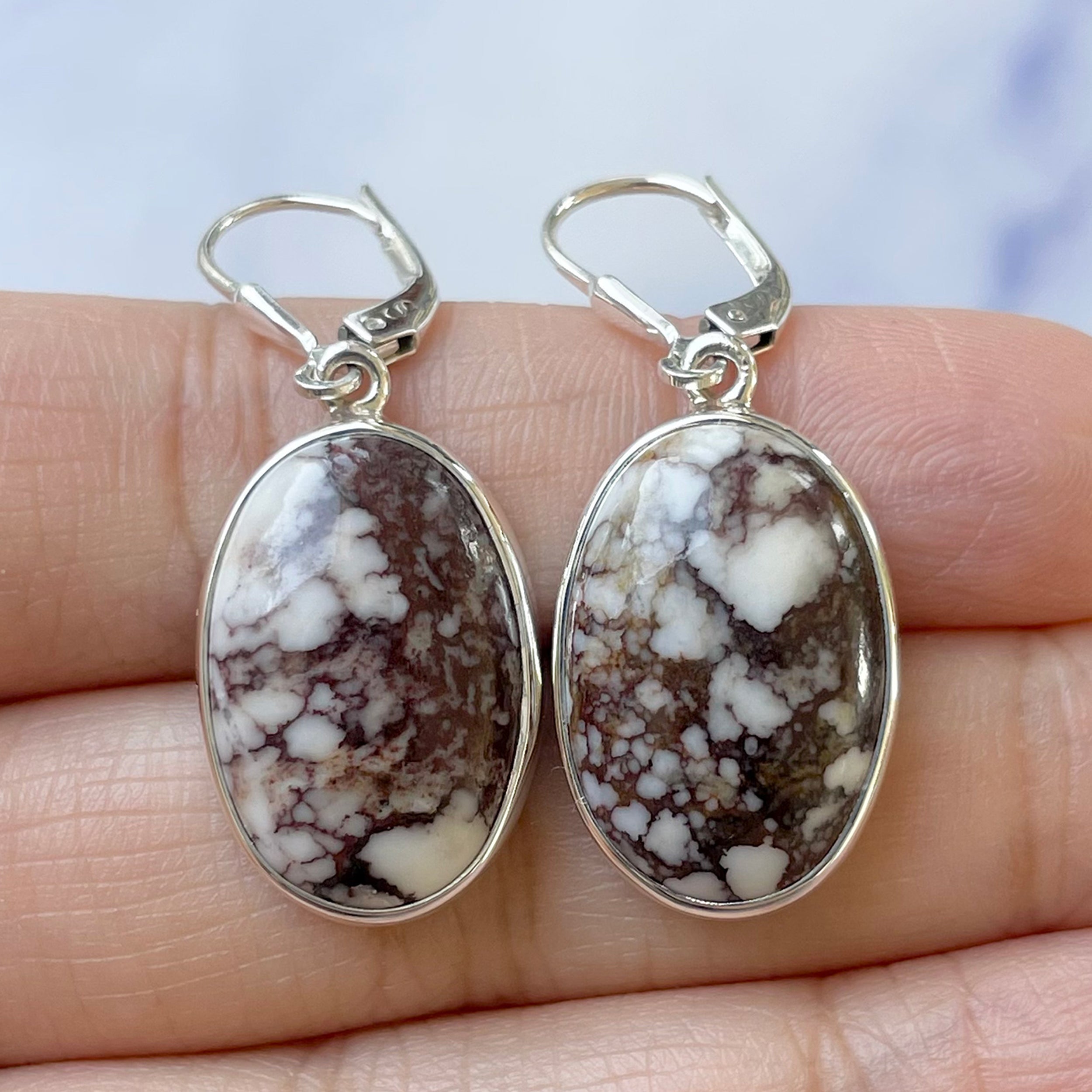Wild Horse Jasper Earring-(WOJ-E-6.)