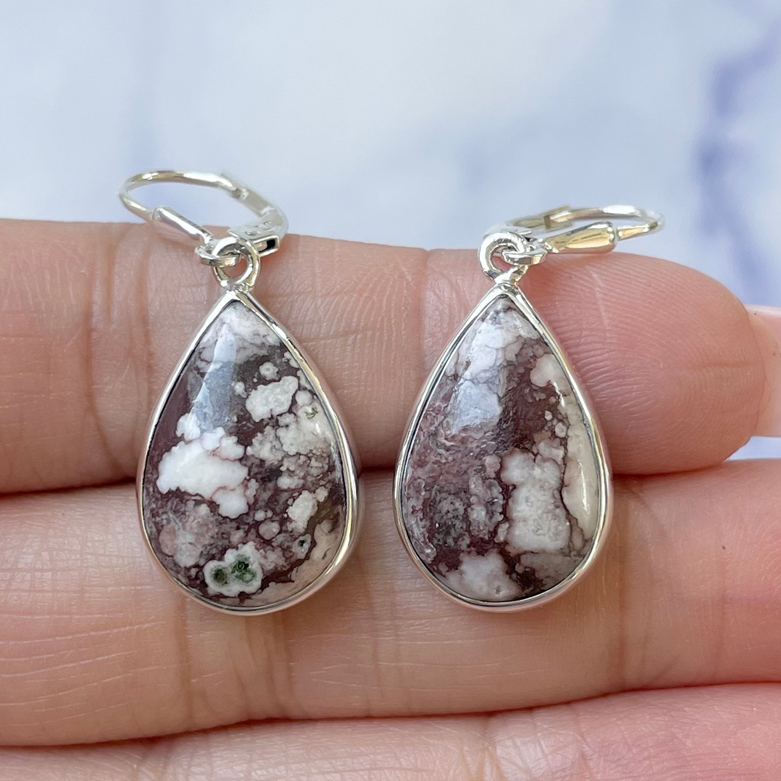 Wild Horse Jasper Earring-(WOJ-E-8.)