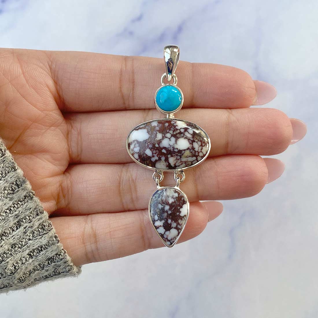 Wild Horse JasperPendant-(WOJ-P-47.)