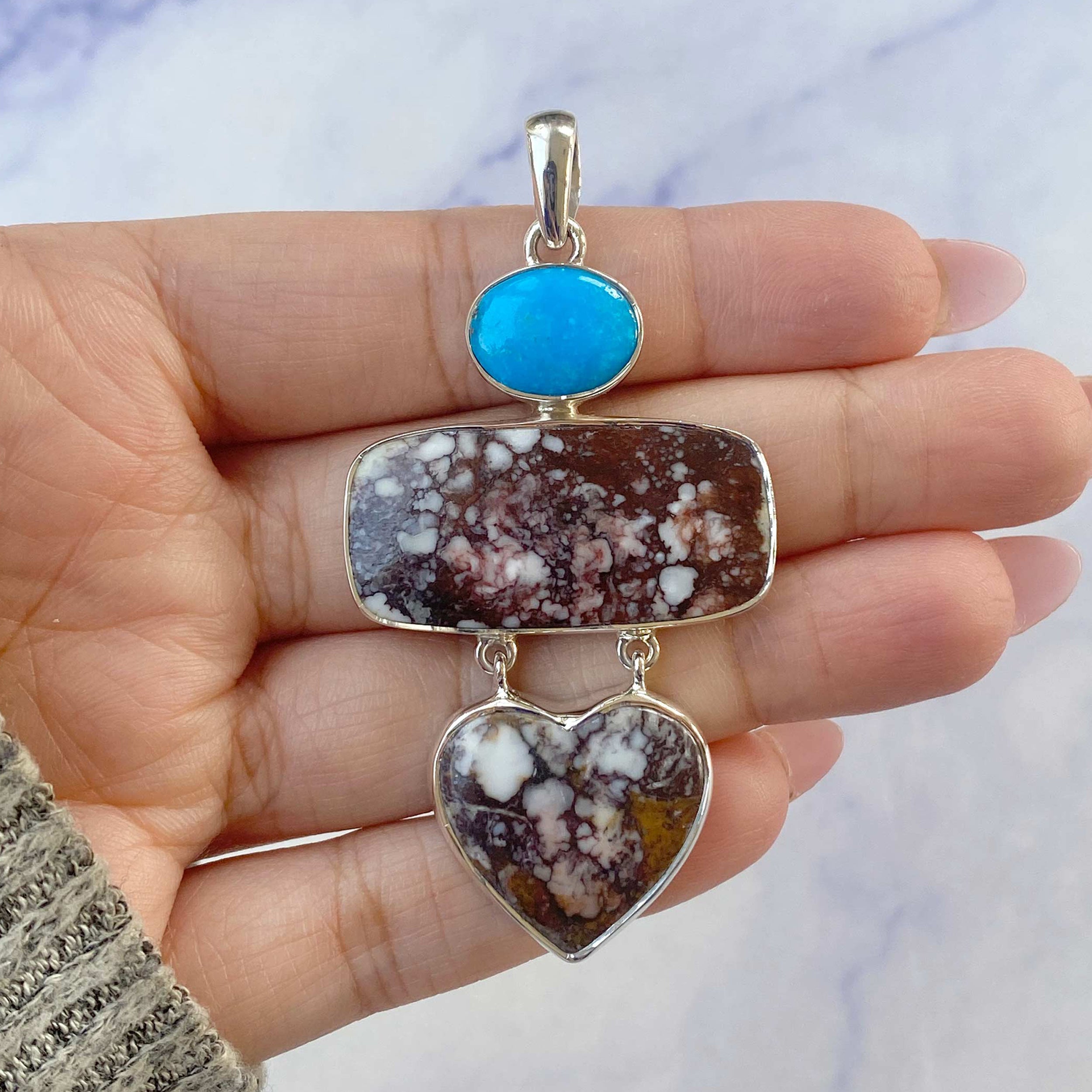 Wild Horse JasperPendant-(WOJ-P-48.)