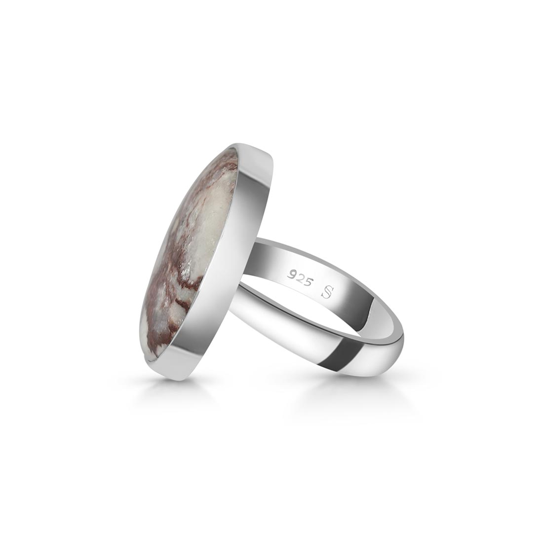 Wild Horse Jasper Adjustable Ring-(WOJ-R-45)