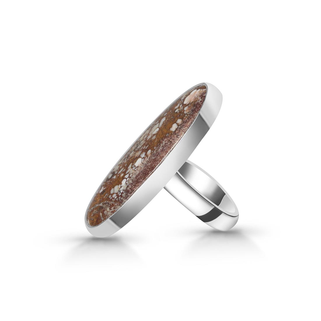 Wild Horse Jasper Adjustable Ring-(WOJ-R-47)