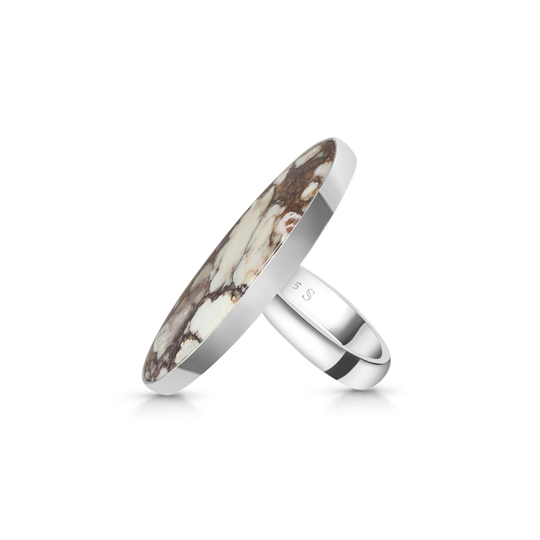 Wild Horse Jasper Adjustable Ring-(WOJ-R-58)