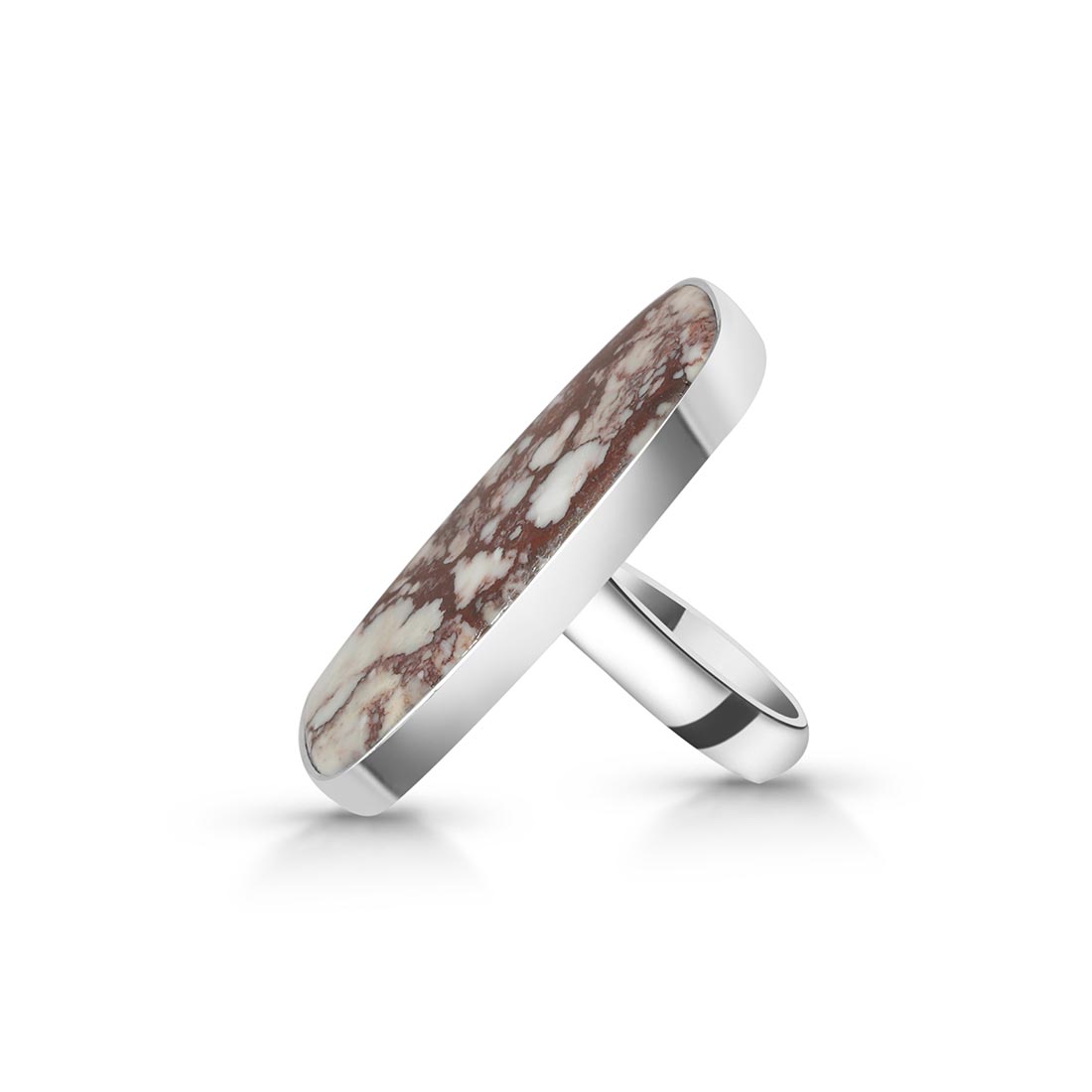 Wild Horse Jasper Adjustable Ring-(WOJ-R-70)