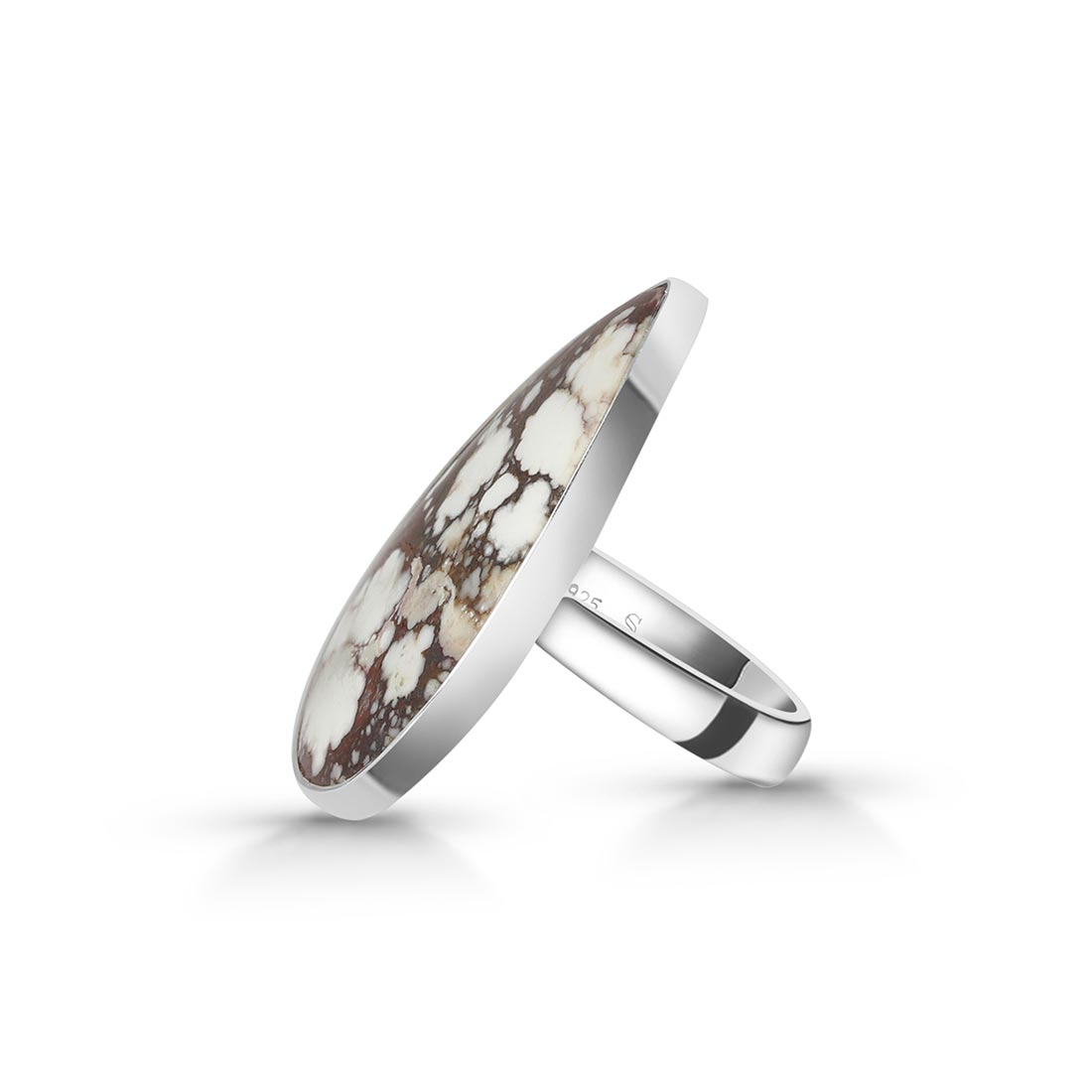 Wild Horse Jasper Adjustable Ring-(WOJ-R-72)