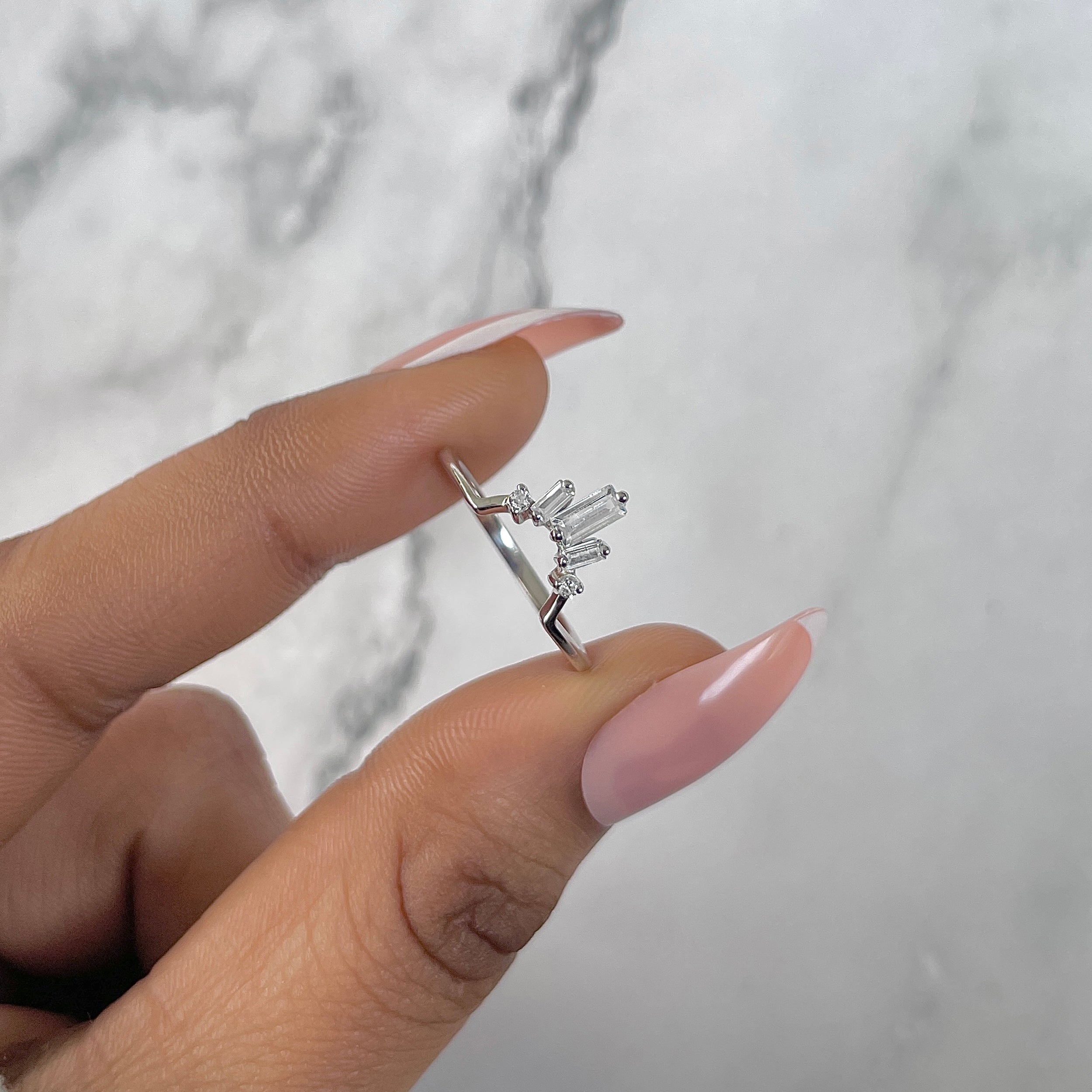 White Topaz Ring-(WTZ-RR-407.)