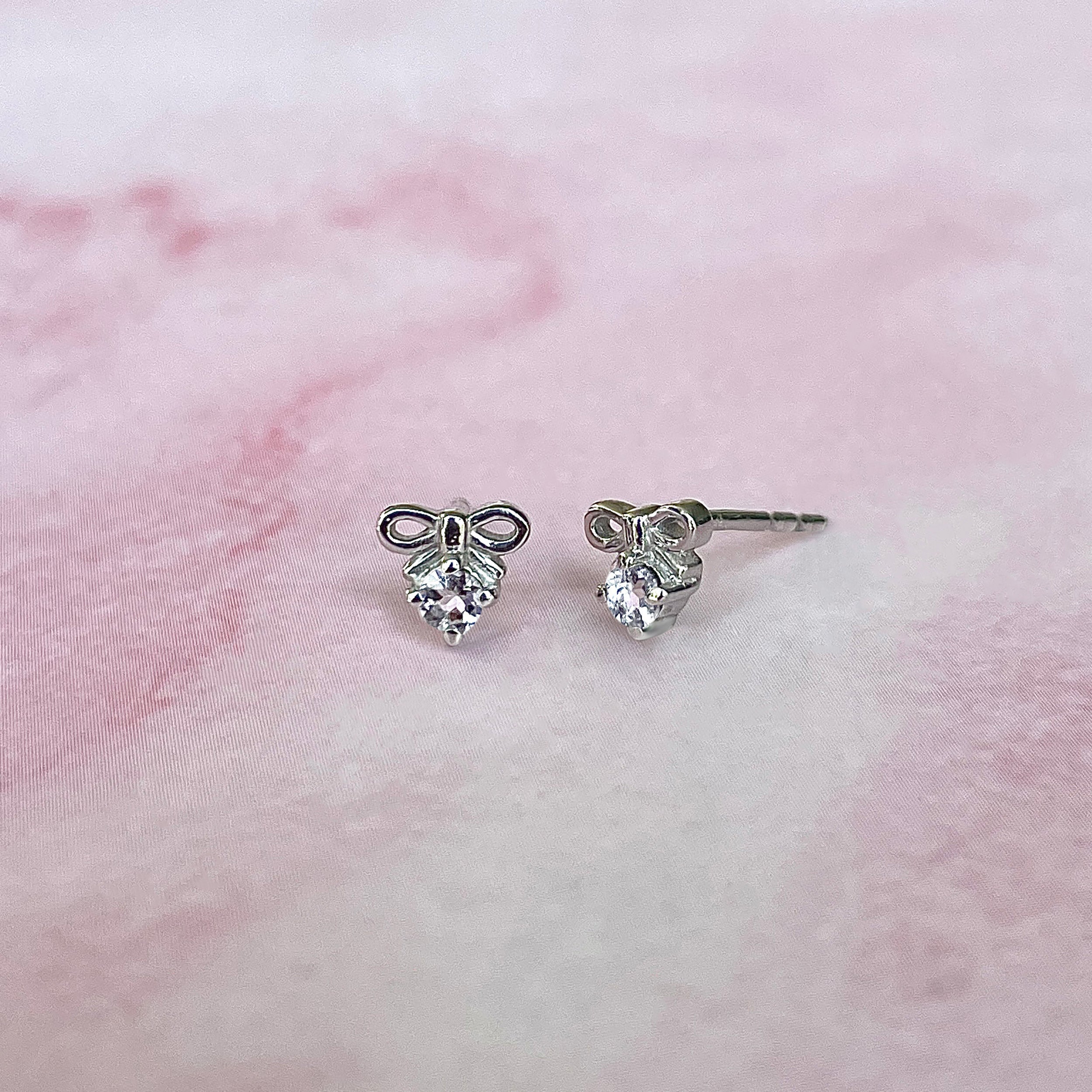 White Topaz Earring-(WTZ-SE-1794.)