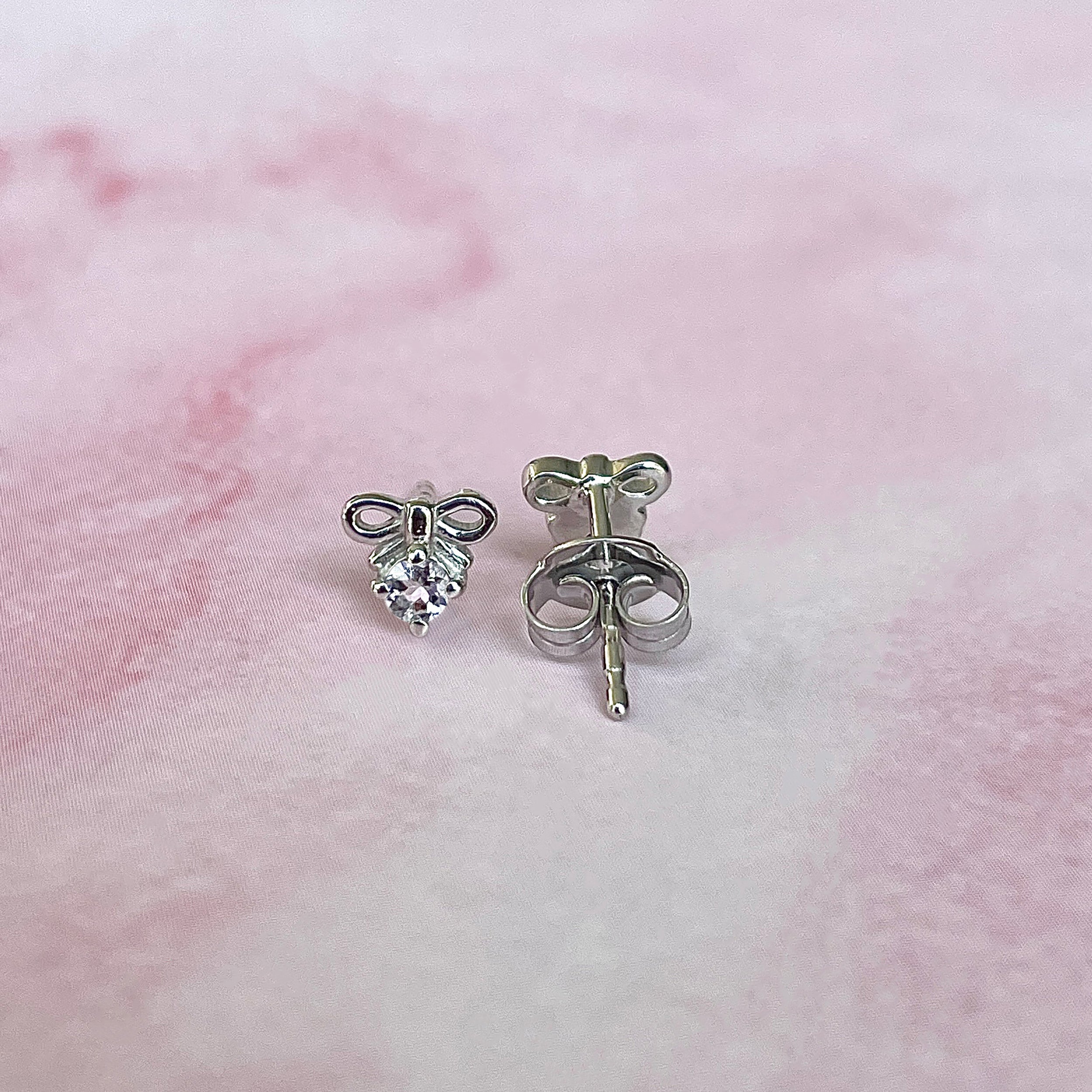 White Topaz Earring-(WTZ-SE-1794.)