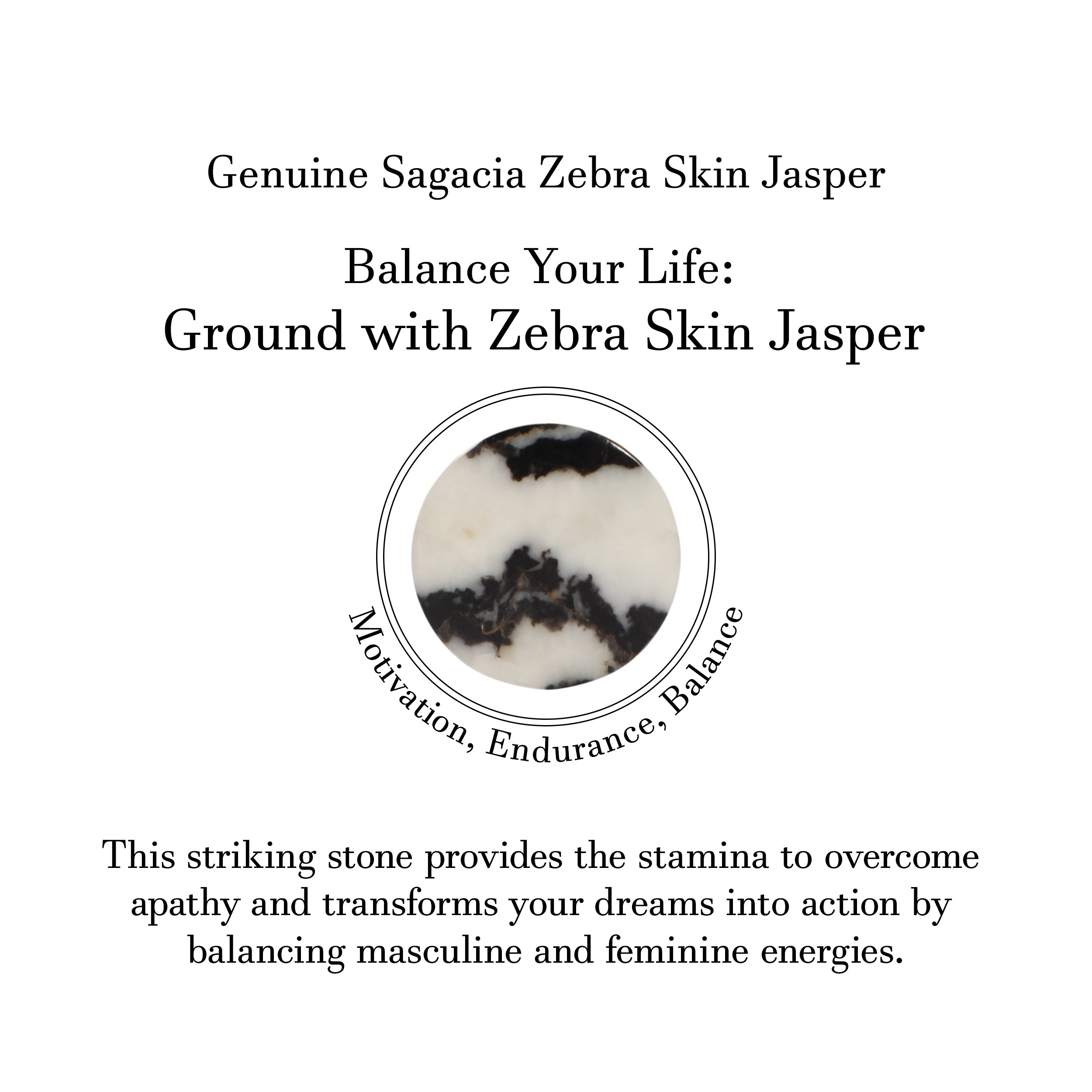 Zebra Skin Jasper Adjustable Ring-(ZSJ-R-4.)