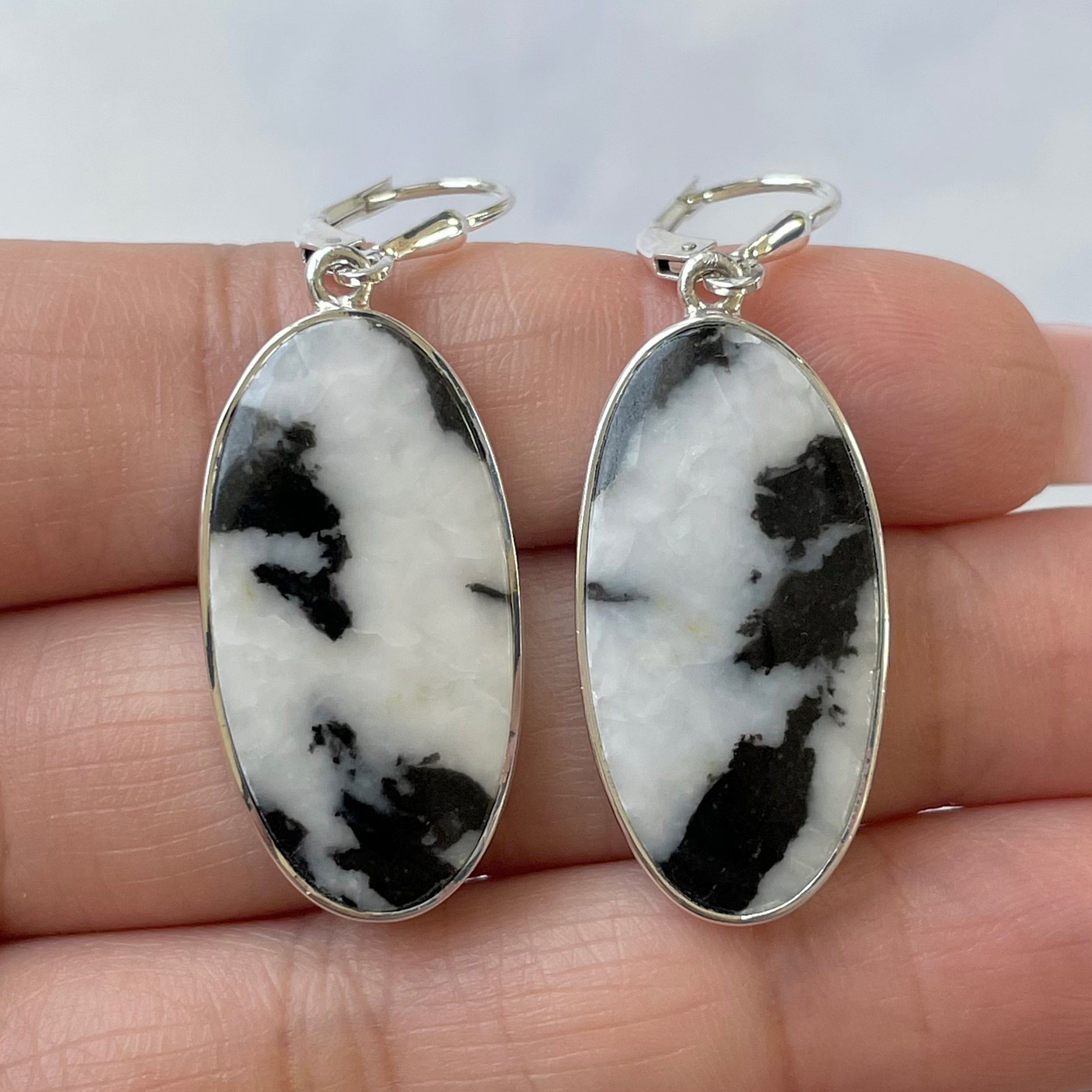 Zebra Skin Jasper Earring-(ZSJ-E-16.)