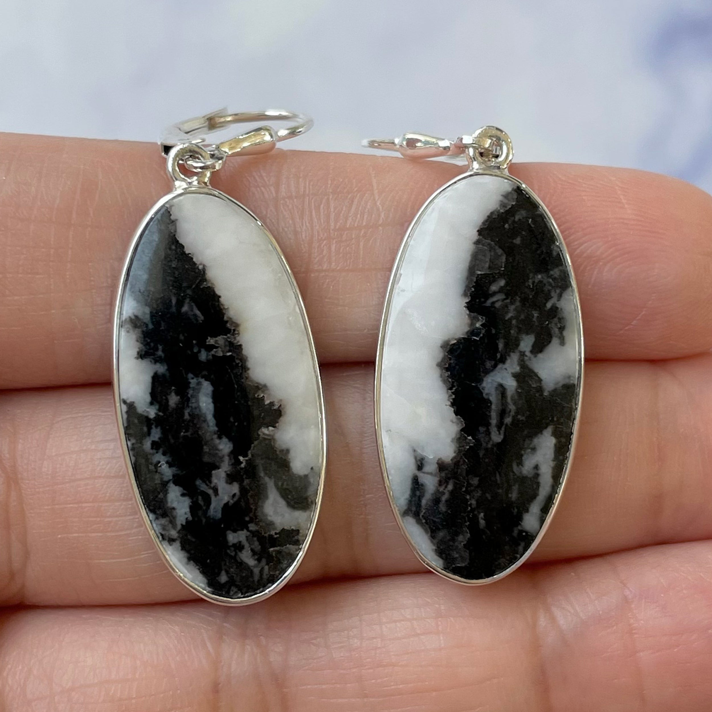 Zebra Skin Jasper Earring-(ZSJ-E-2.)