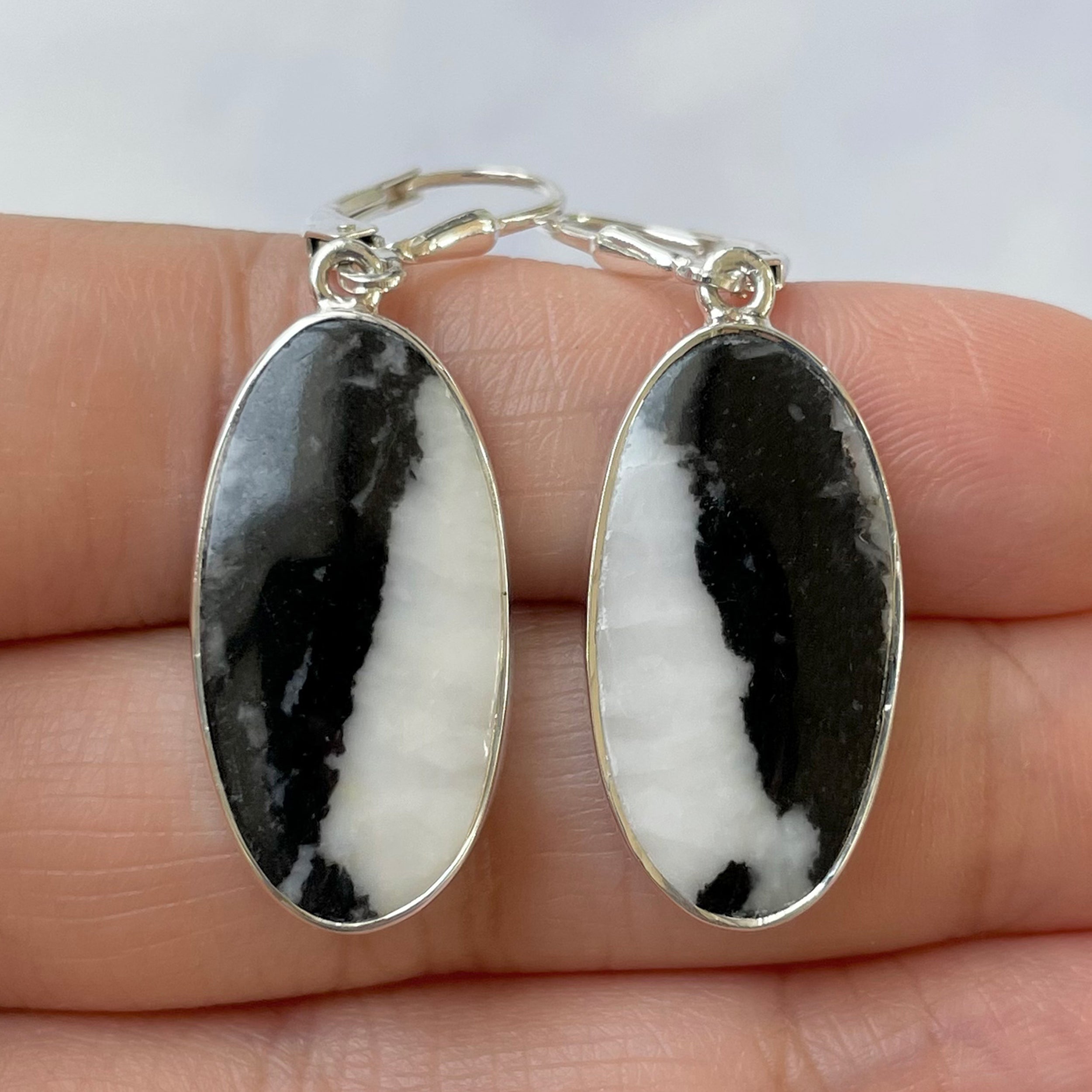 Zebra Skin Jasper Earring-(ZSJ-E-20.)