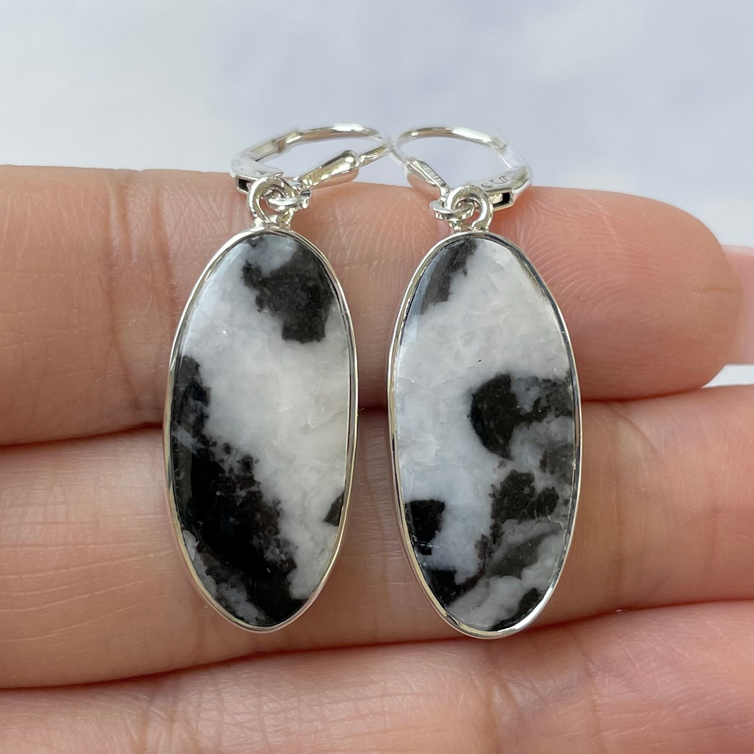 Zebra Skin Jasper Earring-(ZSJ-E-21.)