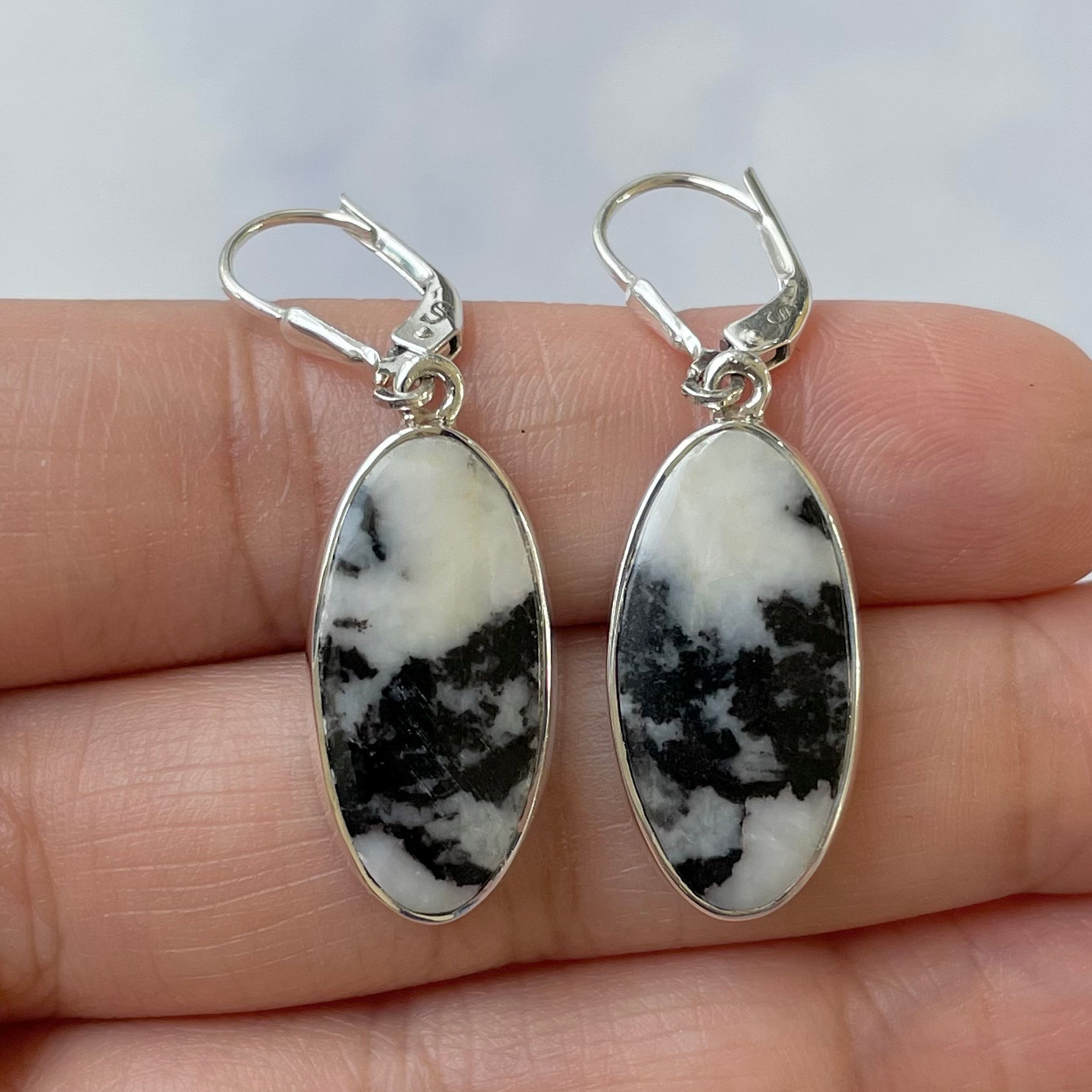Zebra Skin Jasper Earring-(ZSJ-E-22.)