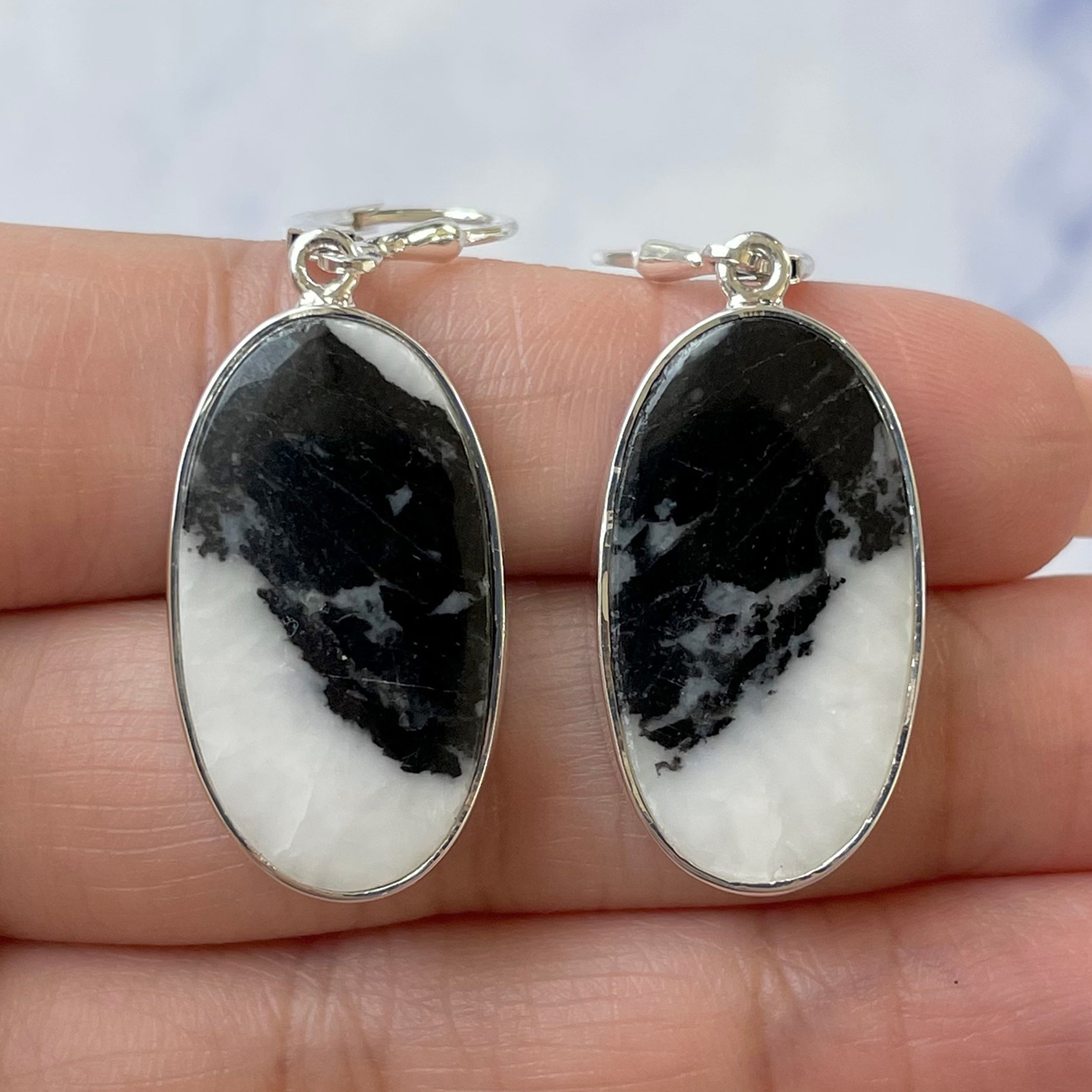 Zebra Skin Jasper Earring-(ZSJ-E-36.)