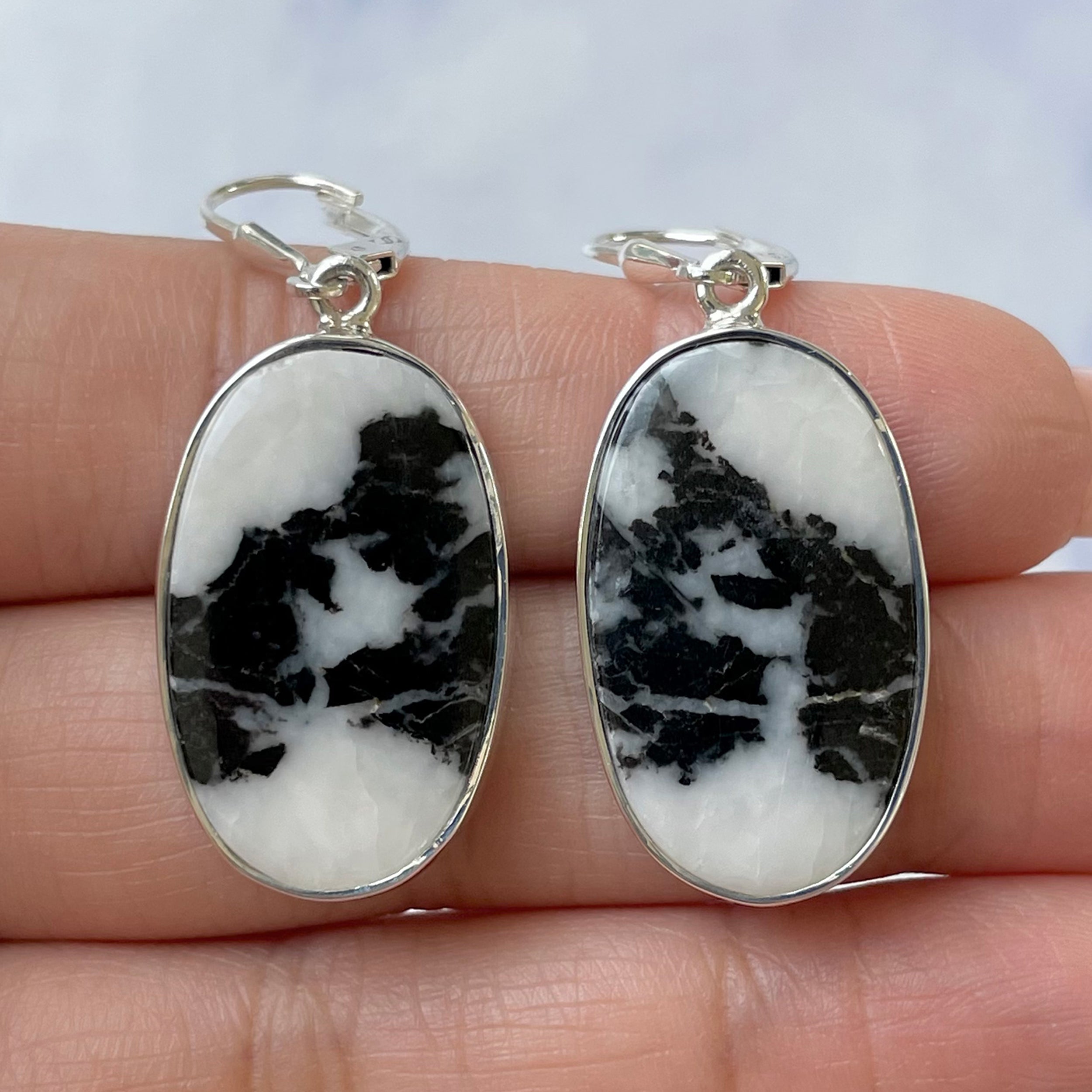 Zebra Skin Jasper Earring-(ZSJ-E-39.)