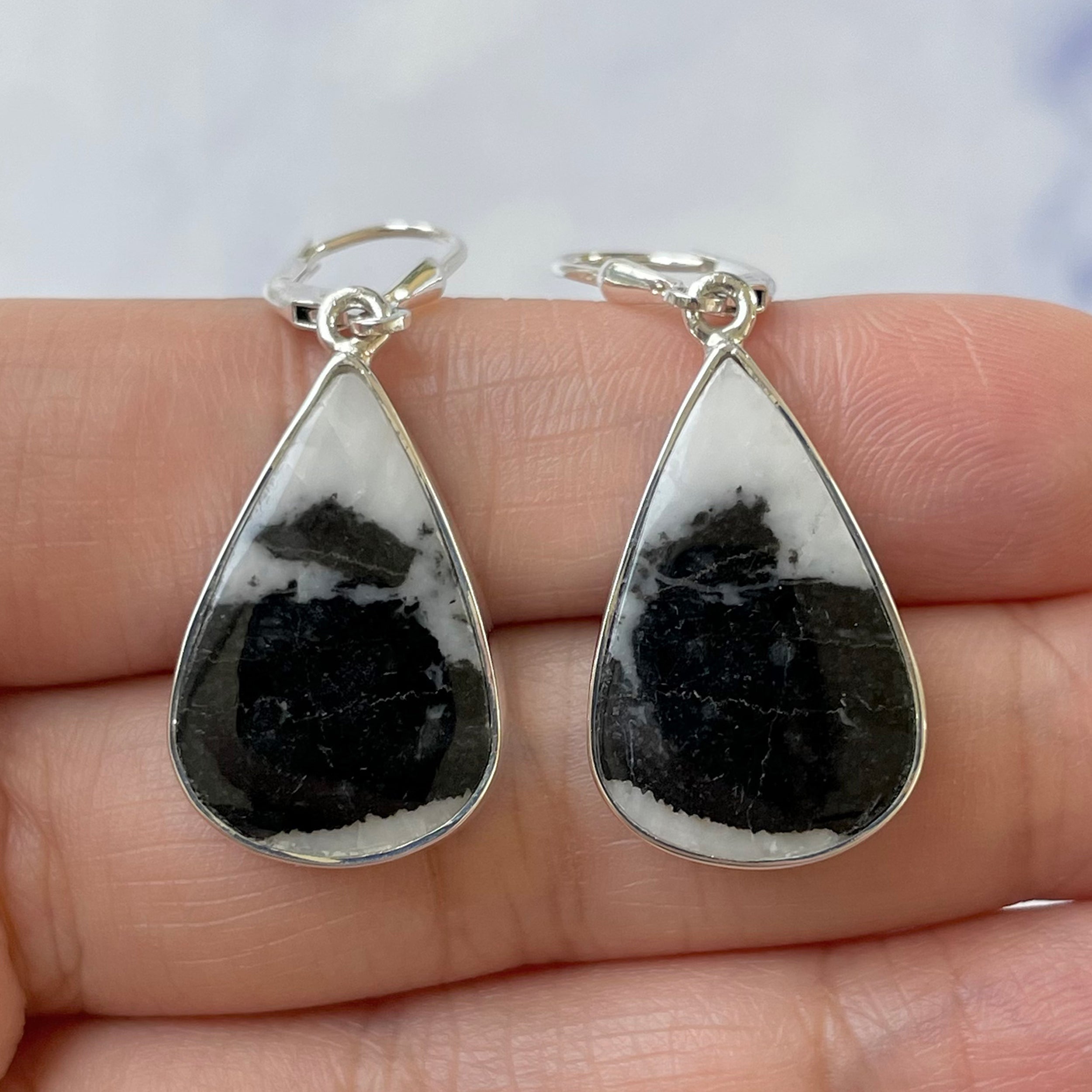 Zebra Skin Jasper Earring-(ZSJ-E-44.)