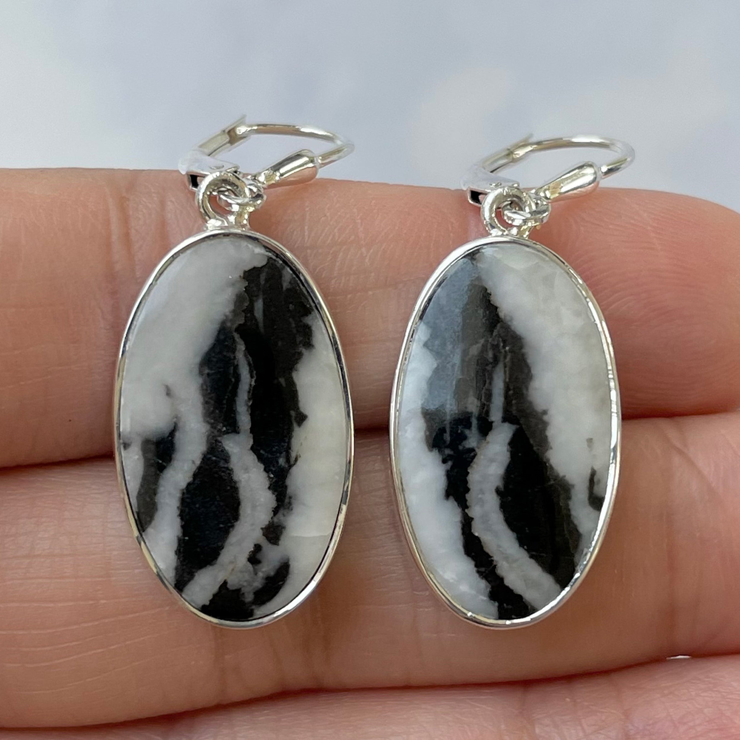 Zebra Skin Jasper Earring-(ZSJ-E-5.)
