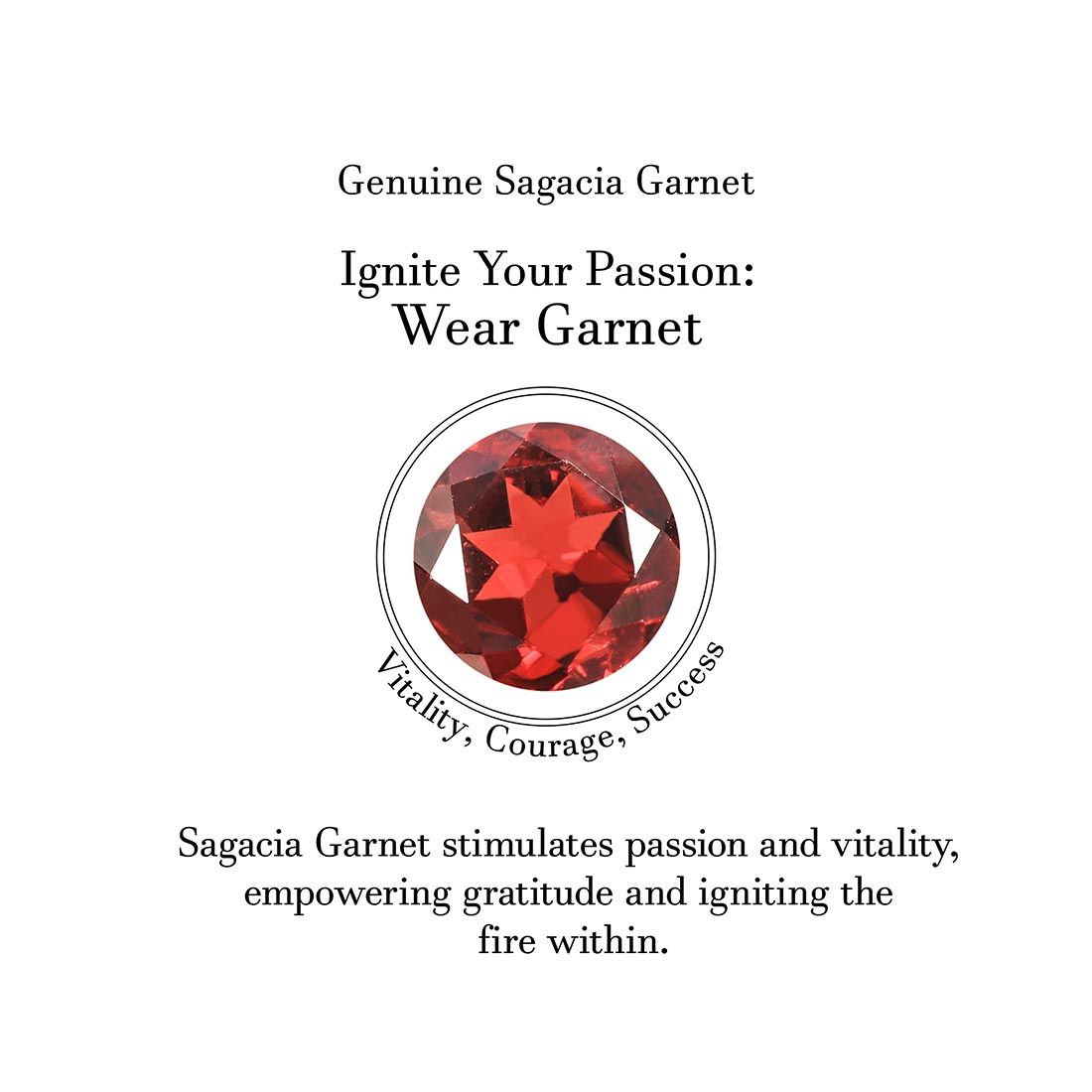 Garnet Bracelet-(GAR-SB-173.)