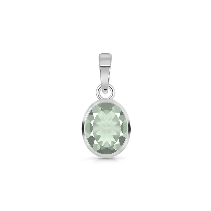 Green Amethyst Pendant